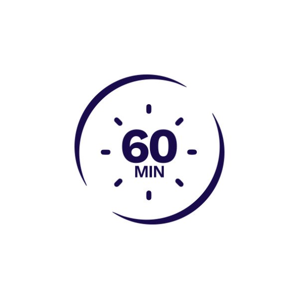 One hour results. So you can act fast.