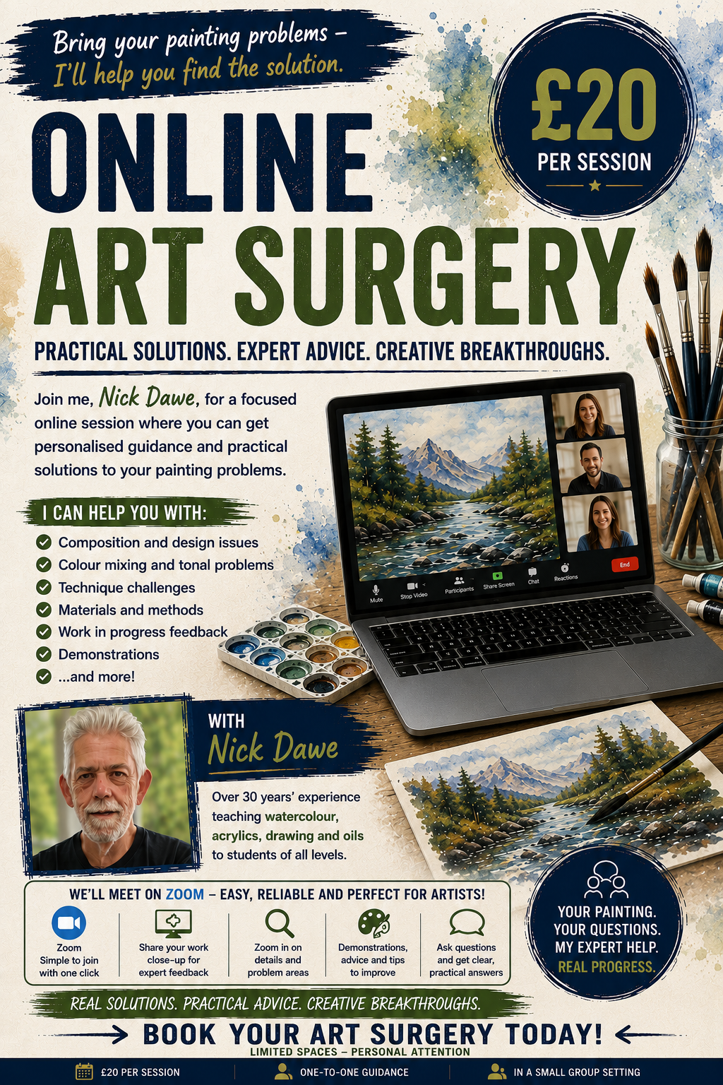 ONLINE ART SURGERY ADVERT