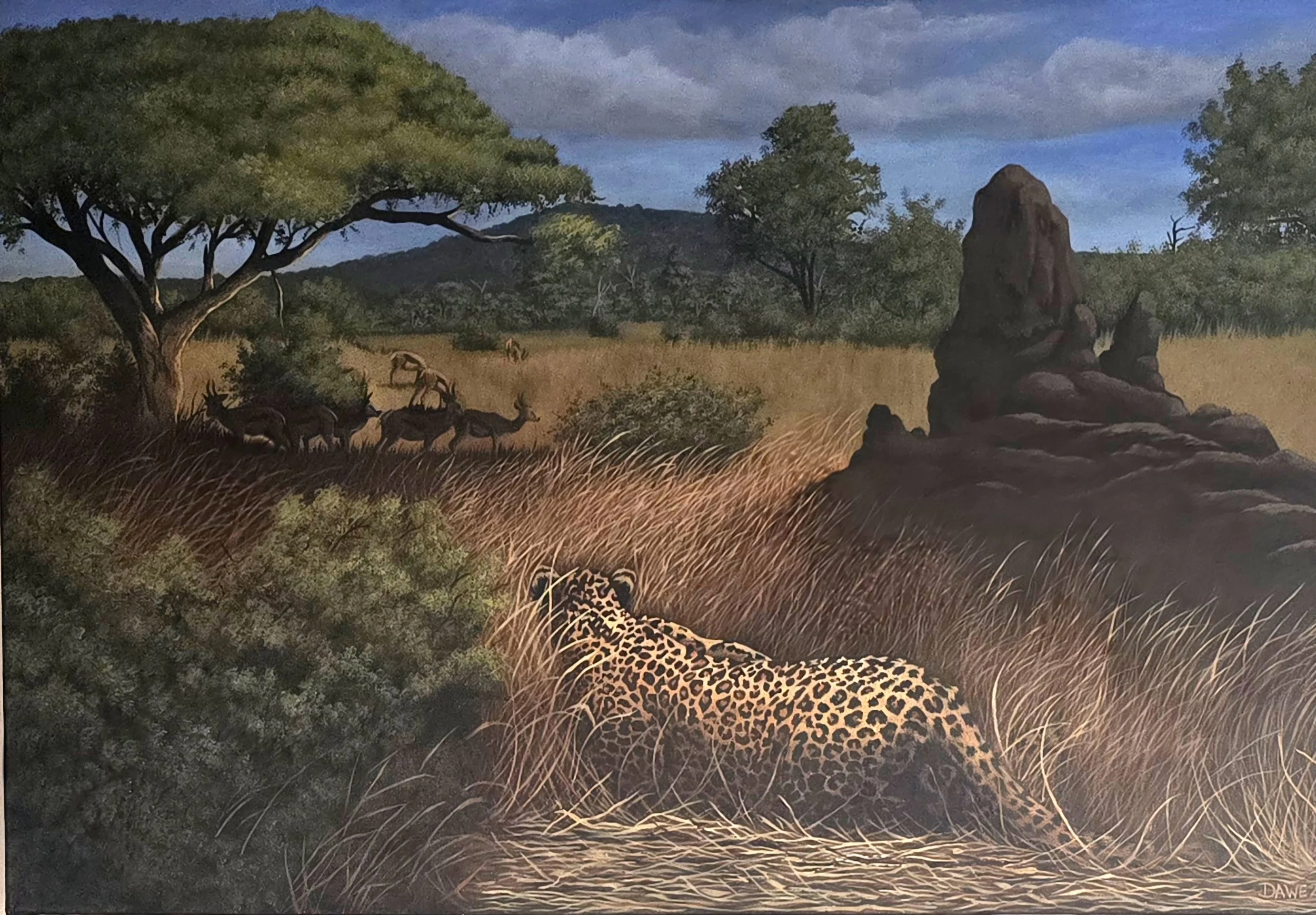 ORIGINAL ACRYLIC PAINTING TITLED 