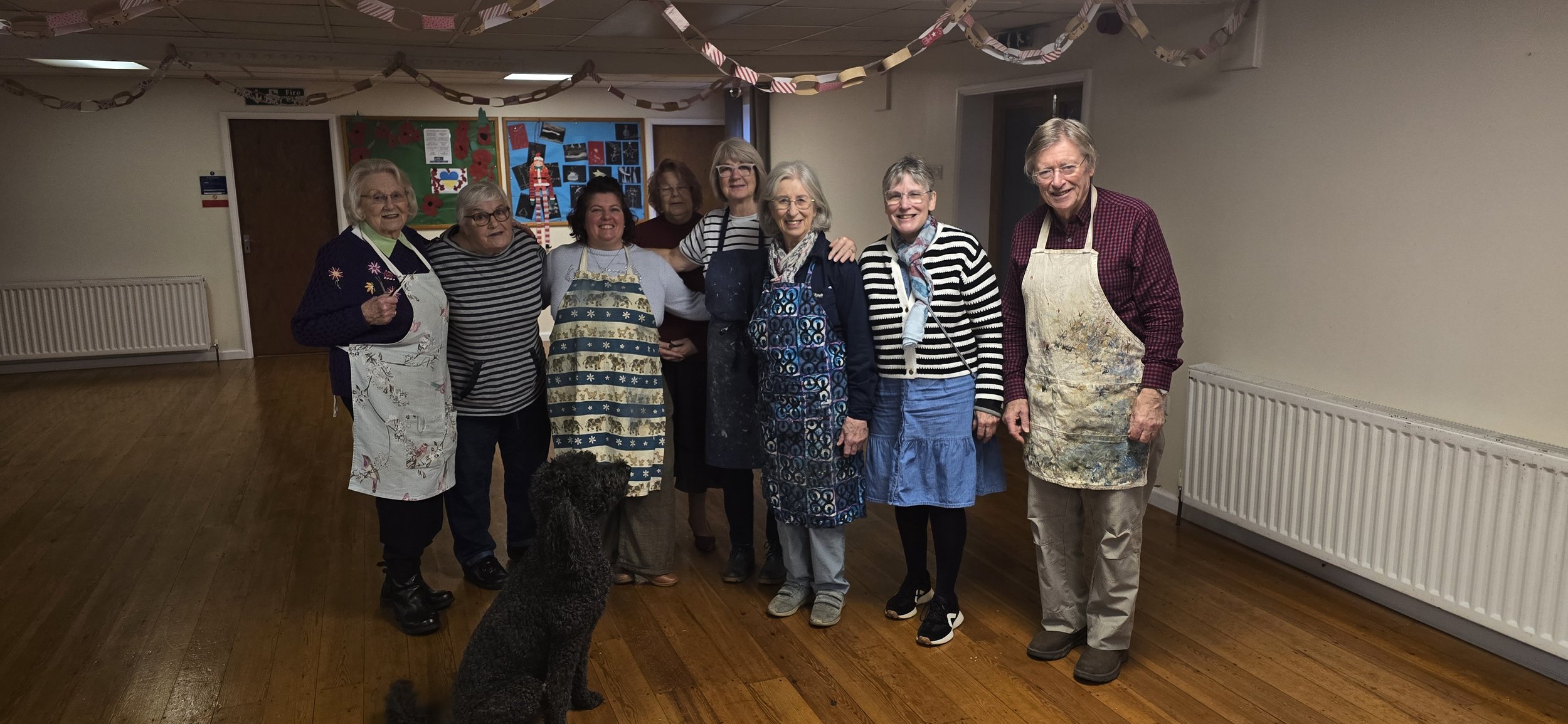 SOME OF TEWKESBURY ART GROUP MEMBERS