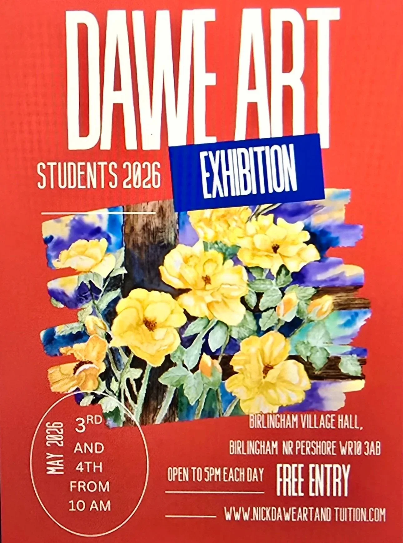 STUDENTS EXHIBITION FLYER