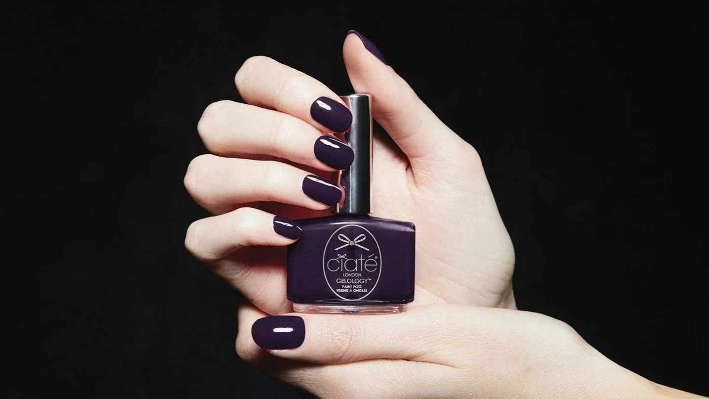 Ciaté London nail polish collection campaign image for cosmetics launch