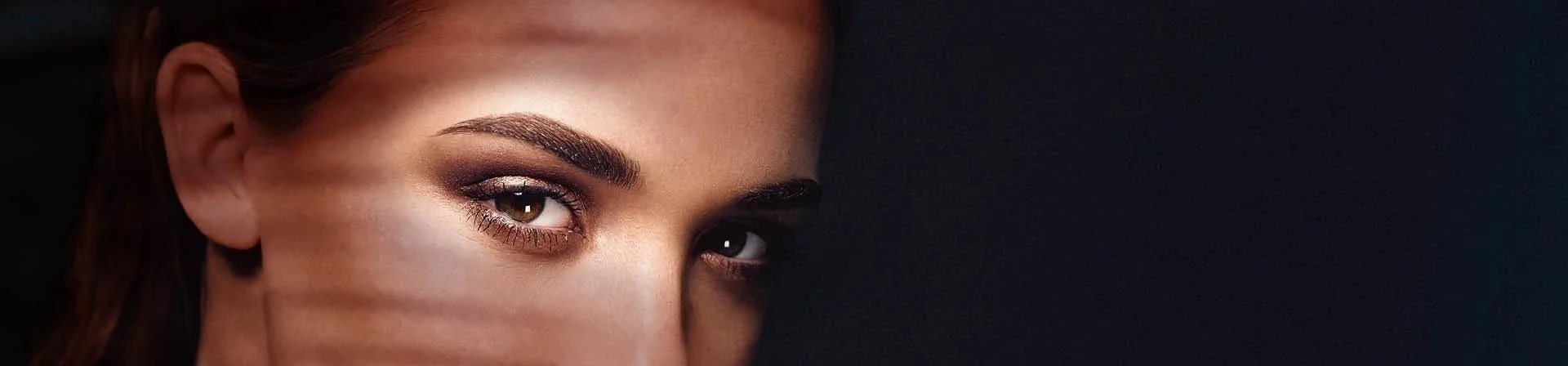 Digital-first cosmetics campaign structure across eyes lips face and nails categories