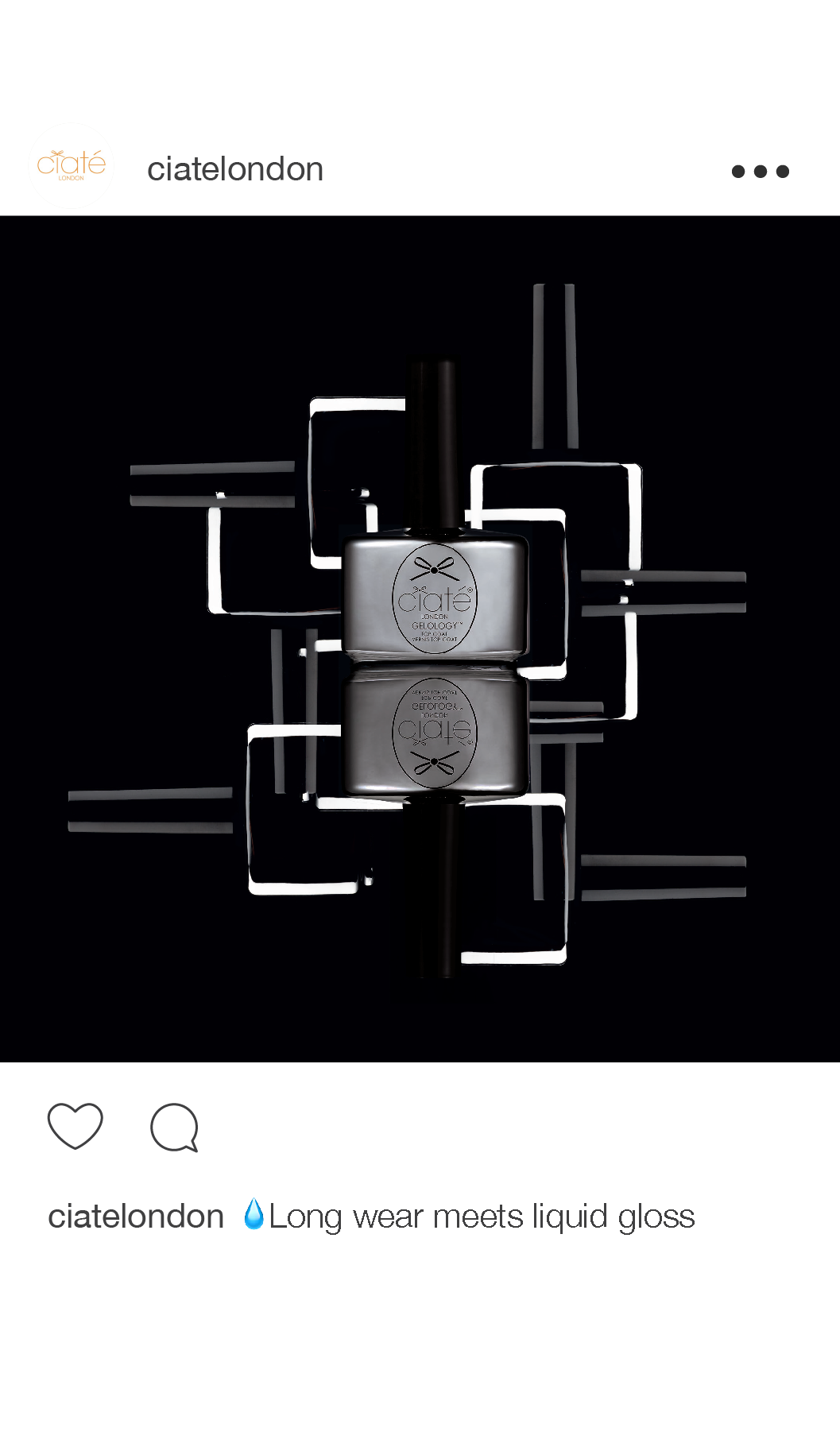 Digital campaign designs for Ciaté London nail launch art directed by Hannah Elizabeth Griffiths