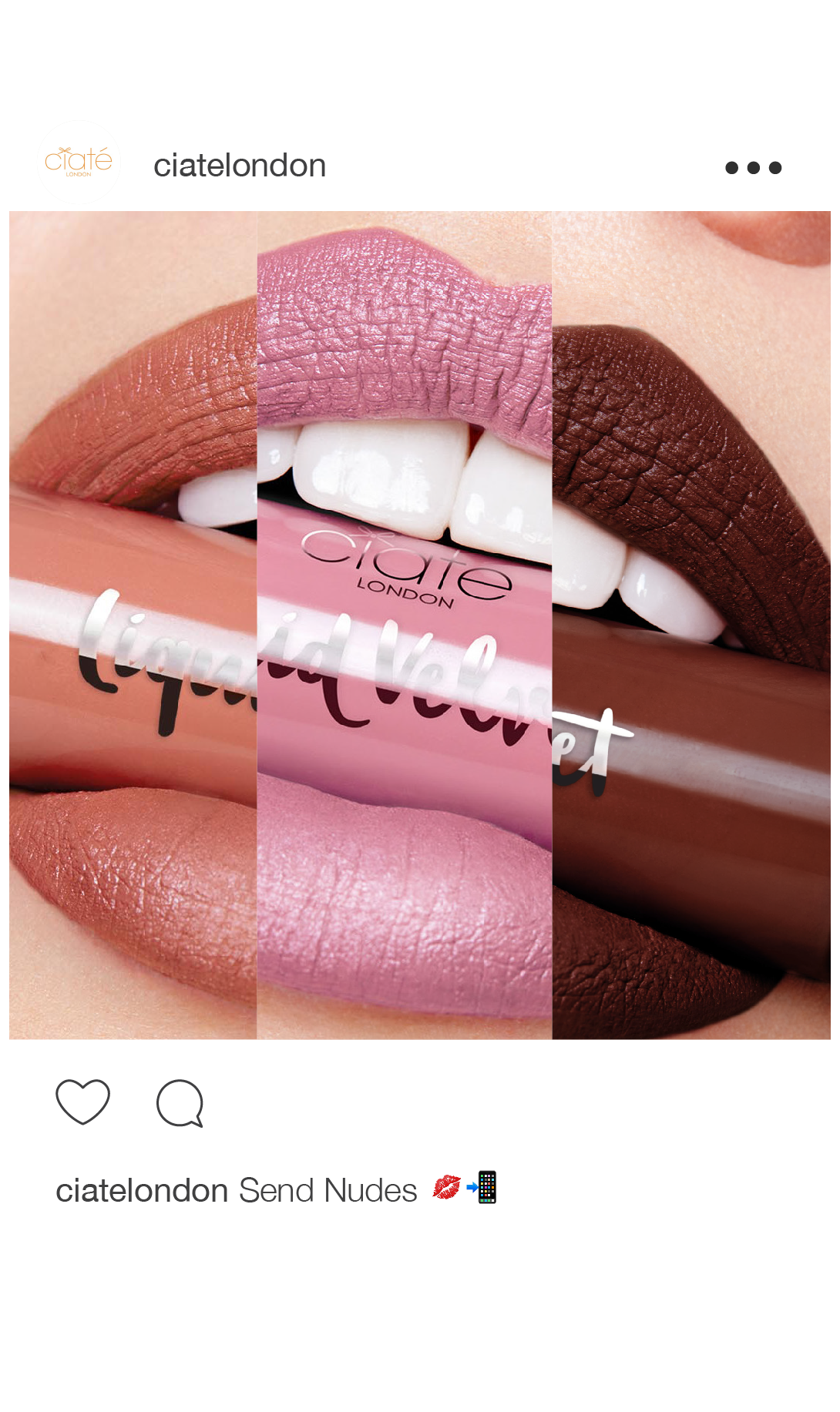 Lip product digital campaign assets for social and e-commerce