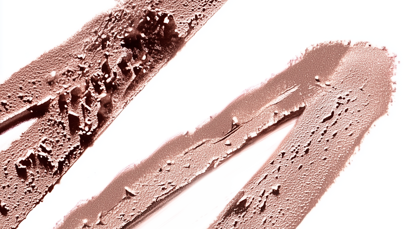 osmetic texture swatches including shimmer and pigment