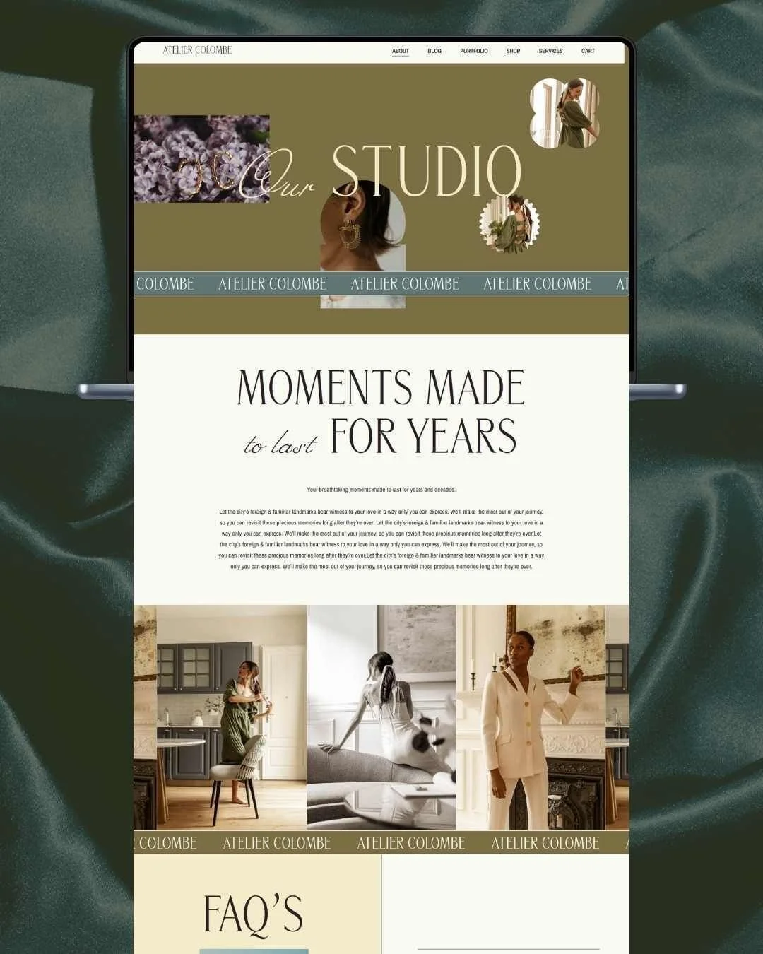 Dipping into luxury editorial vibes with this beauty from the Standout Squarespace course.

Think: timeless elegance, soft neutrals, and the kind of layout that makes you sigh into the beauty.

Such a pleasure to create, would highly recommend the co