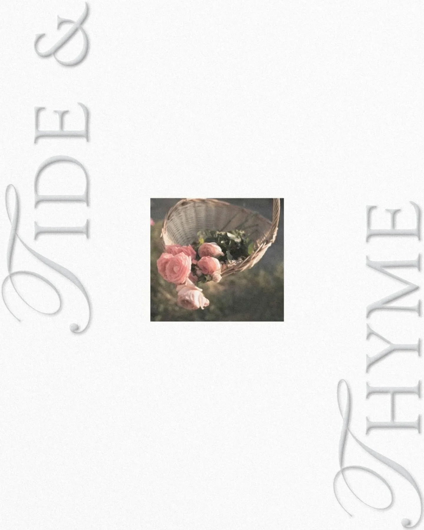 Introducing Tide &amp; Thyme. A fictional flower farm and my latest portfolio passion project.

Seasonal stems grown on the Devon and Cornwall border, sold directly to couples who want their flowers to mean something.

Place-led, unhurried, and built