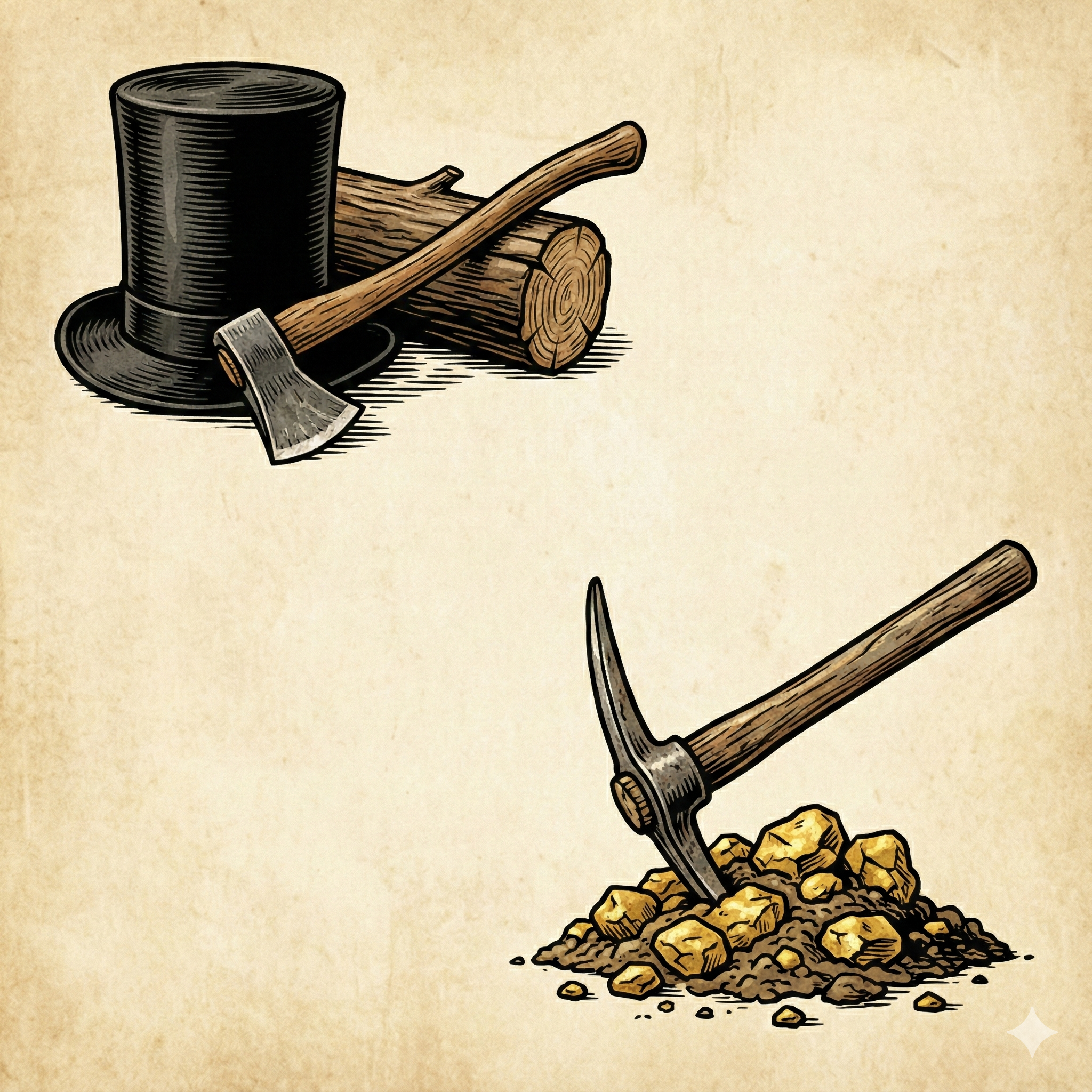 Lincoln's Axe and 3 Feet from Gold