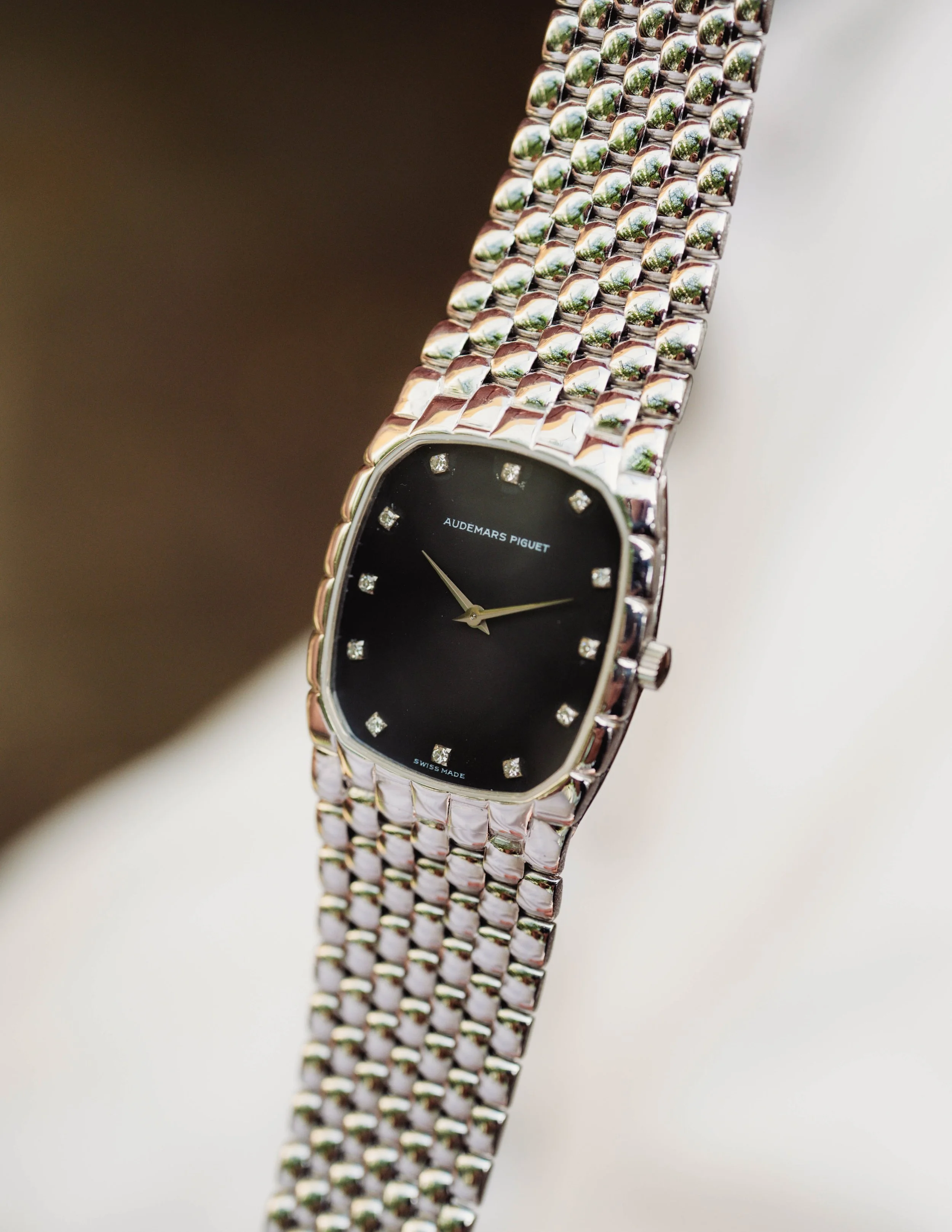 Audemars Piguet Cobra 18k White Gold Nugget Bracelet