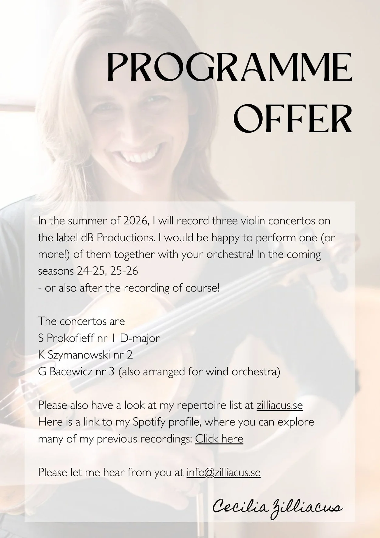 Programme Offer 2024