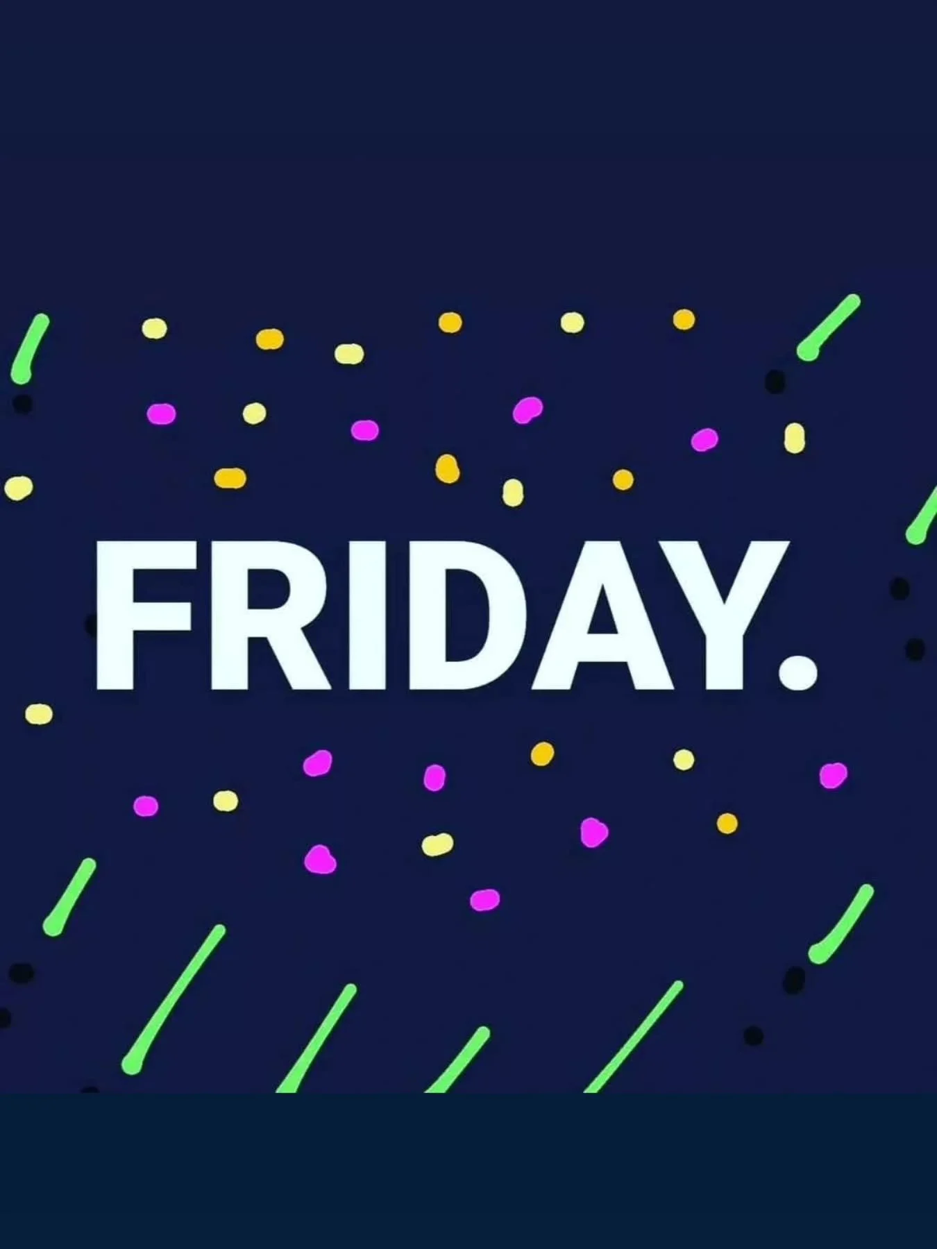 See you on Monday morning...