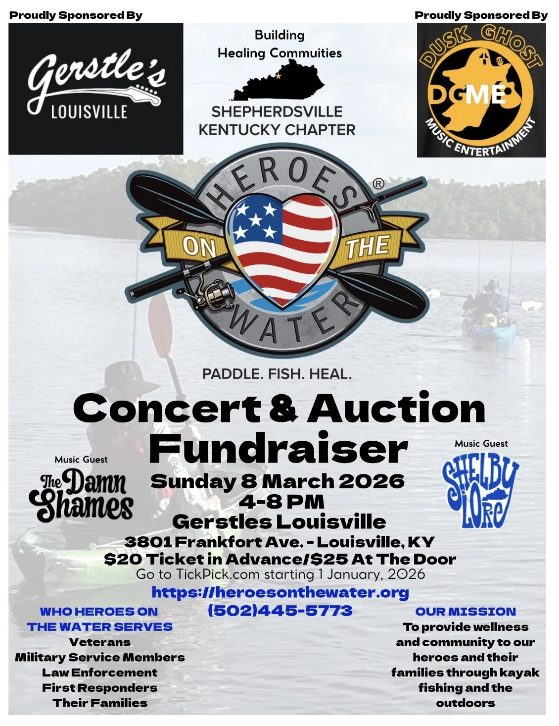 Heroes on the Water fundraiser concert