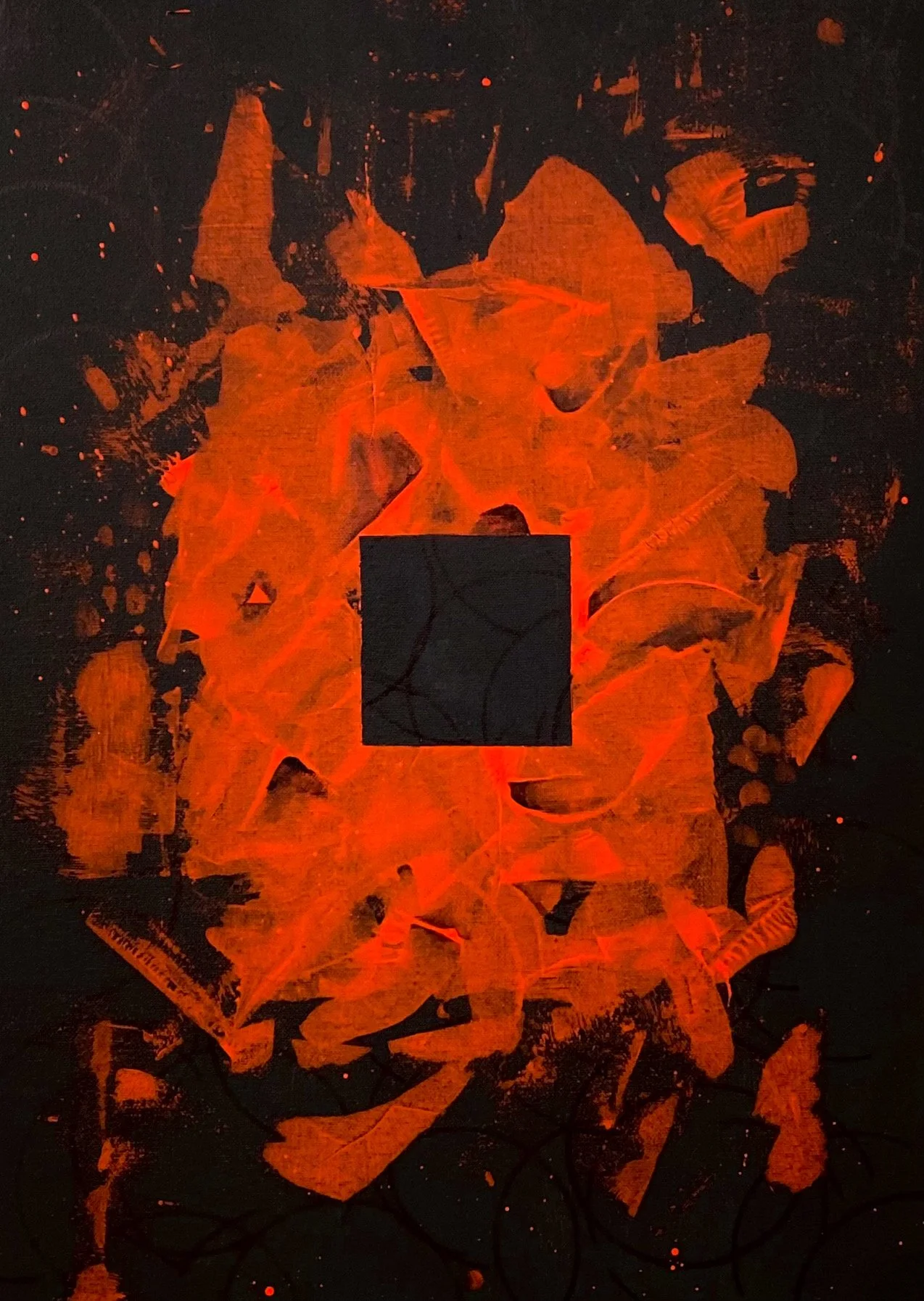 "Bump", acrylic paint on canvas, 60cm x 40cm, 2022 *SOLD*
