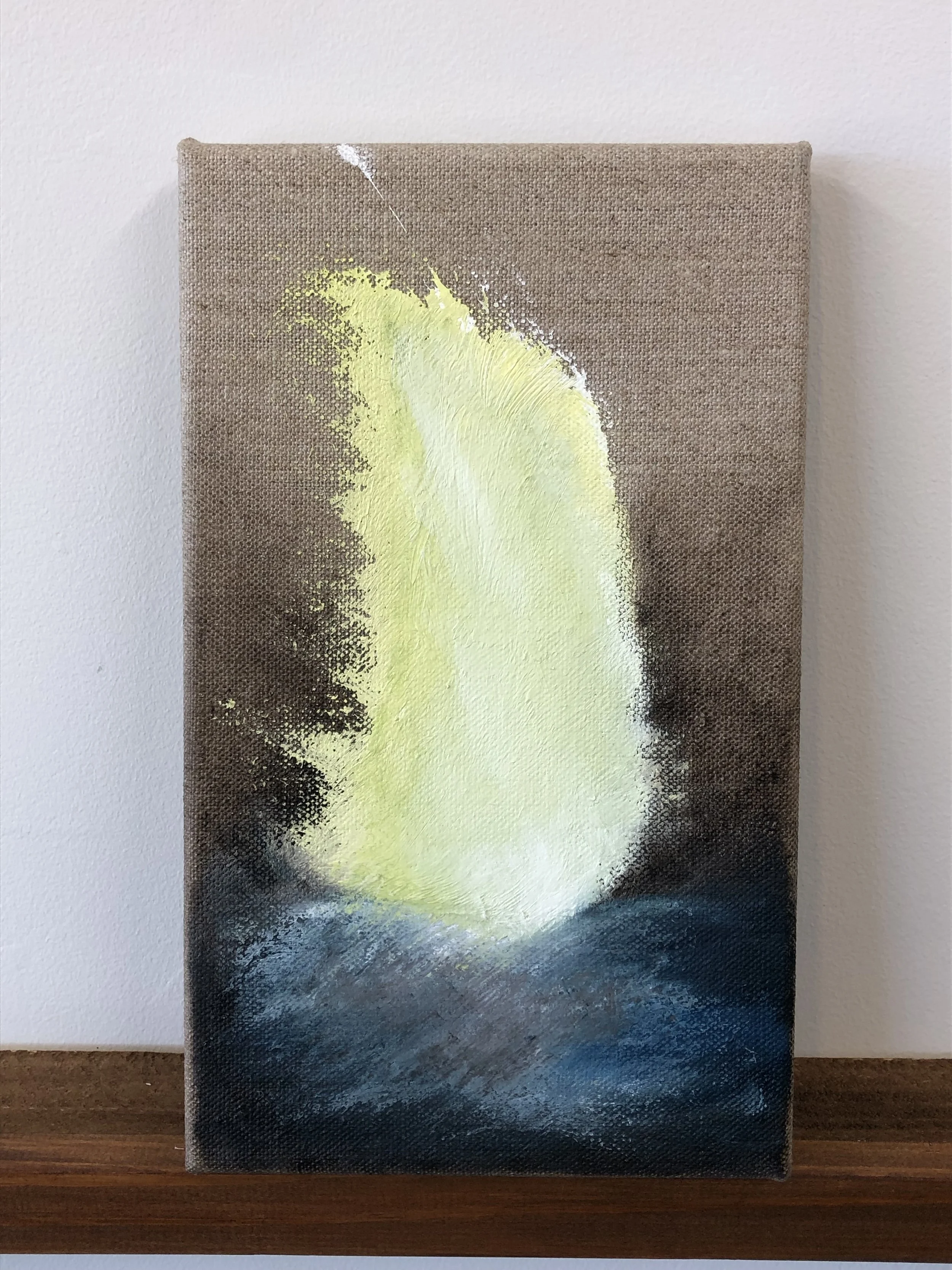 Untitled, 2024. Oil on raw linen