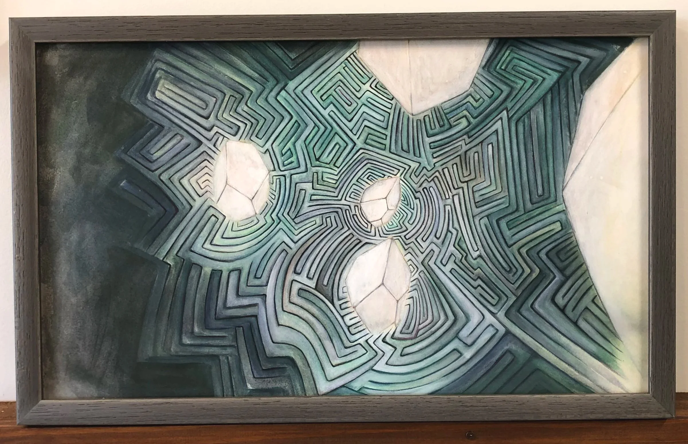 Untitled, 2023. Tempera on paper