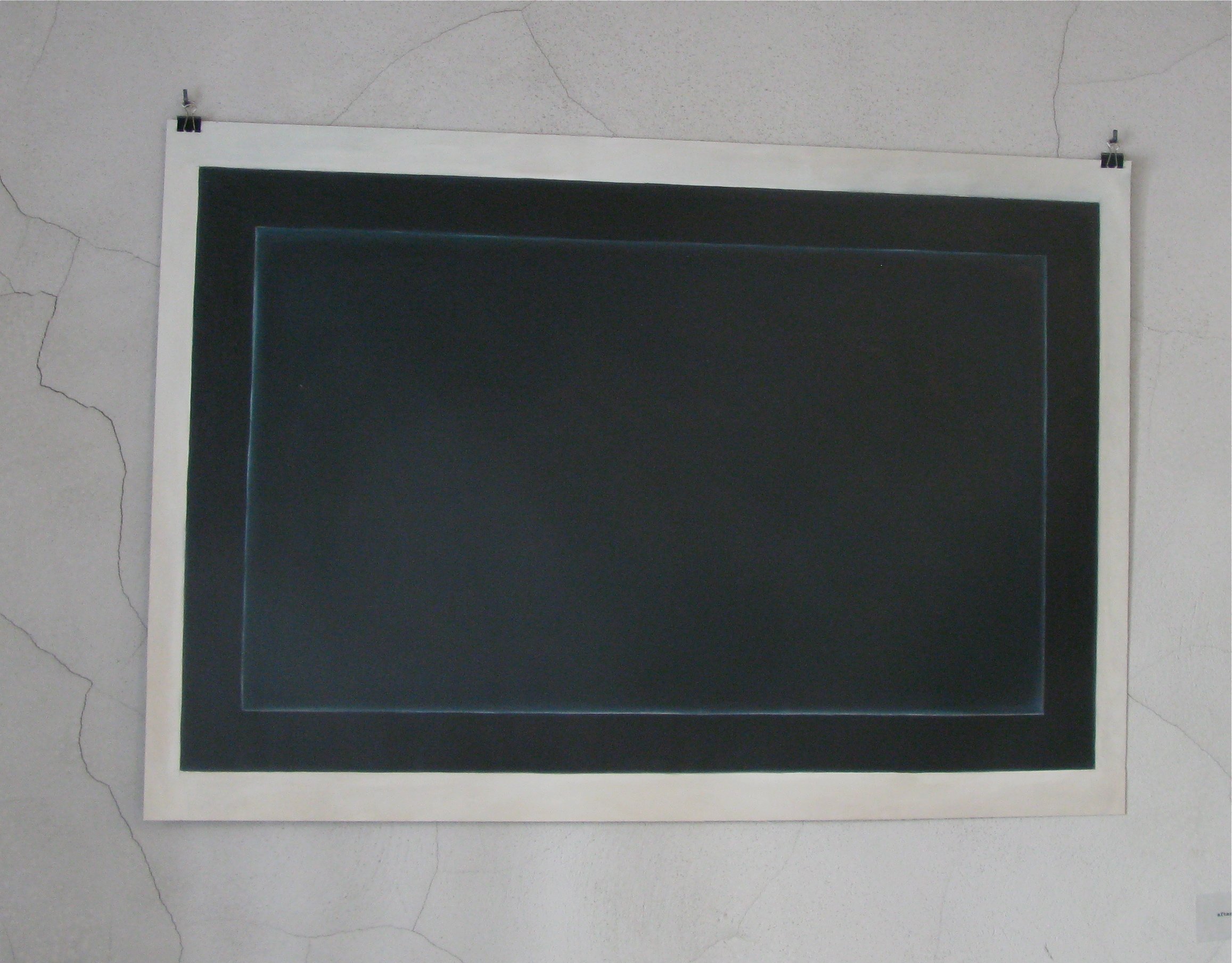 'Afterimage II', oil on unstretched canvas, 2010
