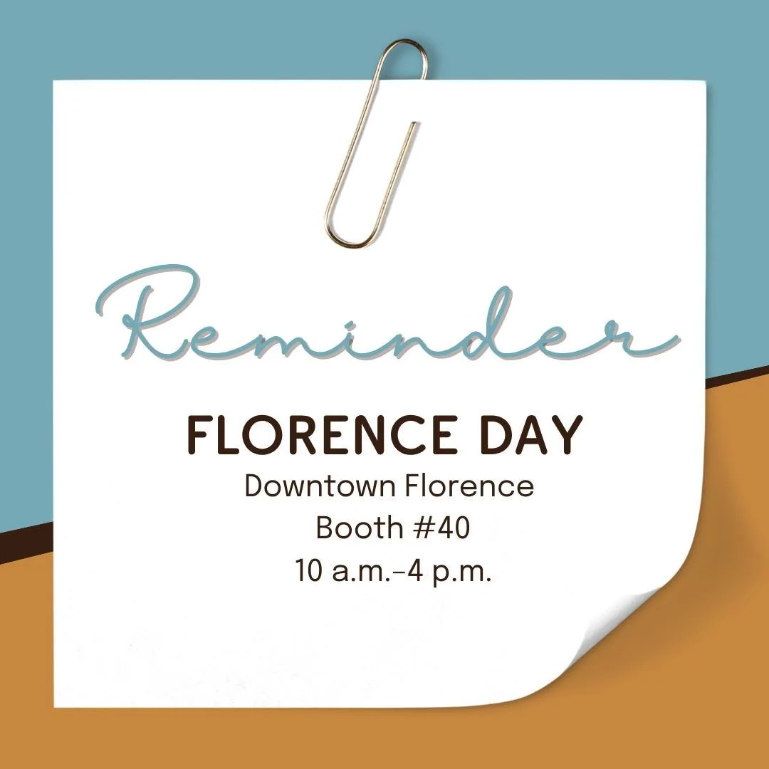 𝐖𝐞’𝐫𝐞 𝐚𝐥𝐥 𝐬𝐞𝐭 𝐮𝐩 𝐚𝐧𝐝 𝐫𝐞𝐚𝐝𝐲 𝐭𝐨 𝐜𝐞𝐥𝐞𝐛𝐫𝐚𝐭𝐞 𝐚𝐭 𝐅𝐥𝐨𝐫𝐞𝐧𝐜𝐞 𝐃𝐚𝐲!
Come see us today from until 4 p.m. in downtown Florence.
✨ Meet Renee & Addison
📖 Pick up your copy of The Grateful Bee
🍯 Shop local h