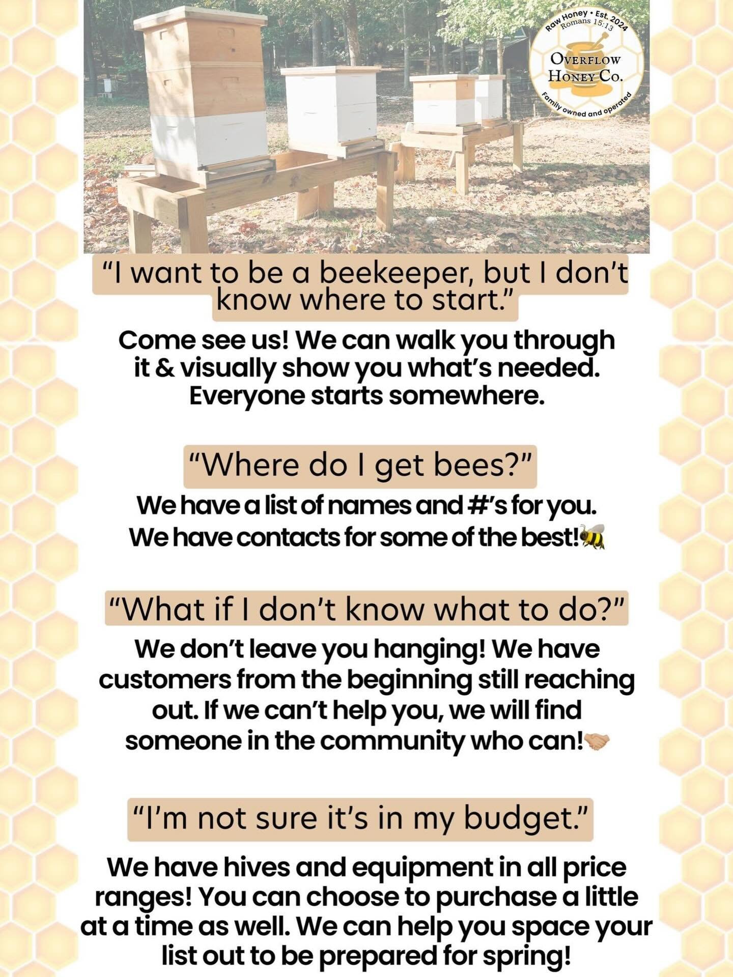 Come see us! 🐝🐝🐝 
📍 2396 Hwy 49 N, Florence MS 39073
🕰️ Tuesday, Thursday, Friday 10:00-5:00 &amp; Saturday 10:00-2:00
📞601-260-6499