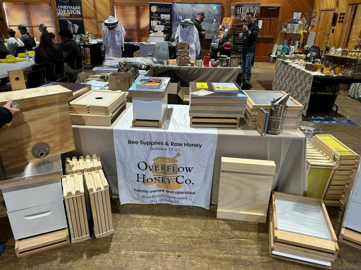 We had such a great time at the Short Course yesterday. Our Central MS Association held their annual beginner&rsquo;s class. We had a great turnout with 87 participants. Jeremy and Renee were able to attend as a vendor along with Dadant and Rusty Gol