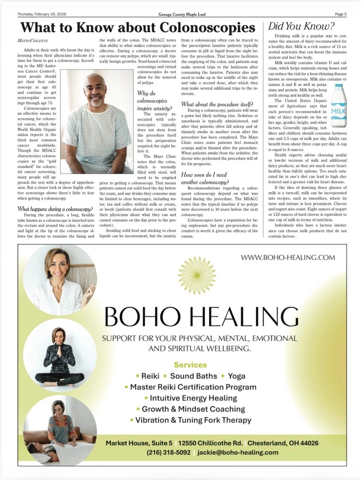 Geauga County Maple Leaf Article Boho Healing