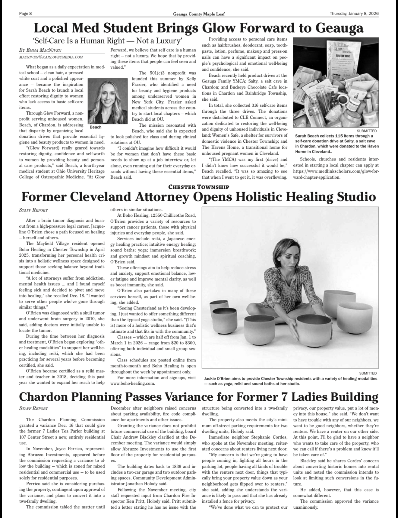 Geauga County Maple Leaf Article Boho Healing