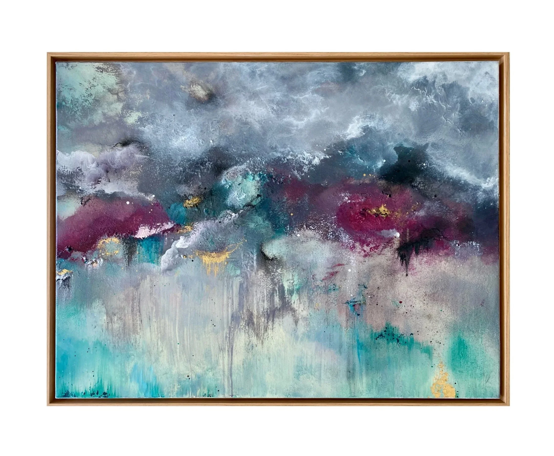 The Masquerade Melts into Morning Fog, 100 x 80 cm
