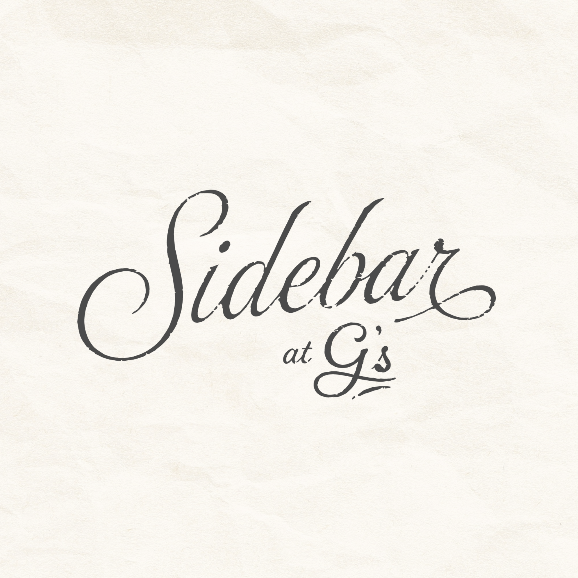 Sidebar at G's GRAND OPENING