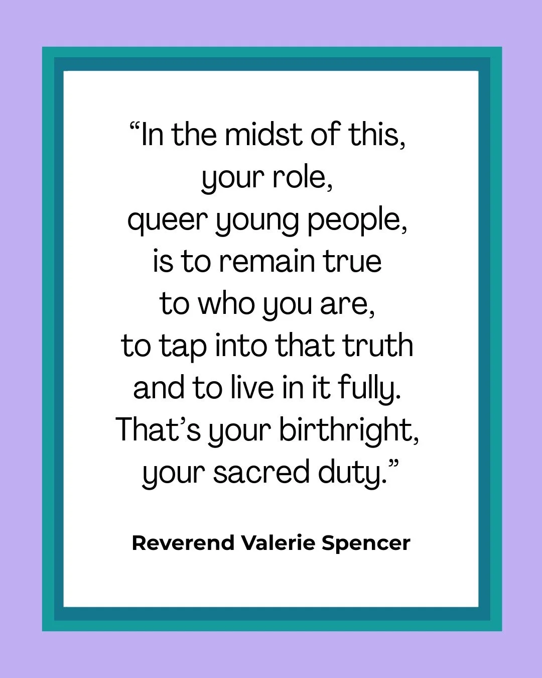 I'm at @thetaskforce's Creating Change Conference in DC this week. 

Being surrounded by so many LGBTQ+ people&mdash;acting authentically, unafraid to be their full selves&mdash;has been amazing and inspiring. Made me think of this quote, so I'm shar