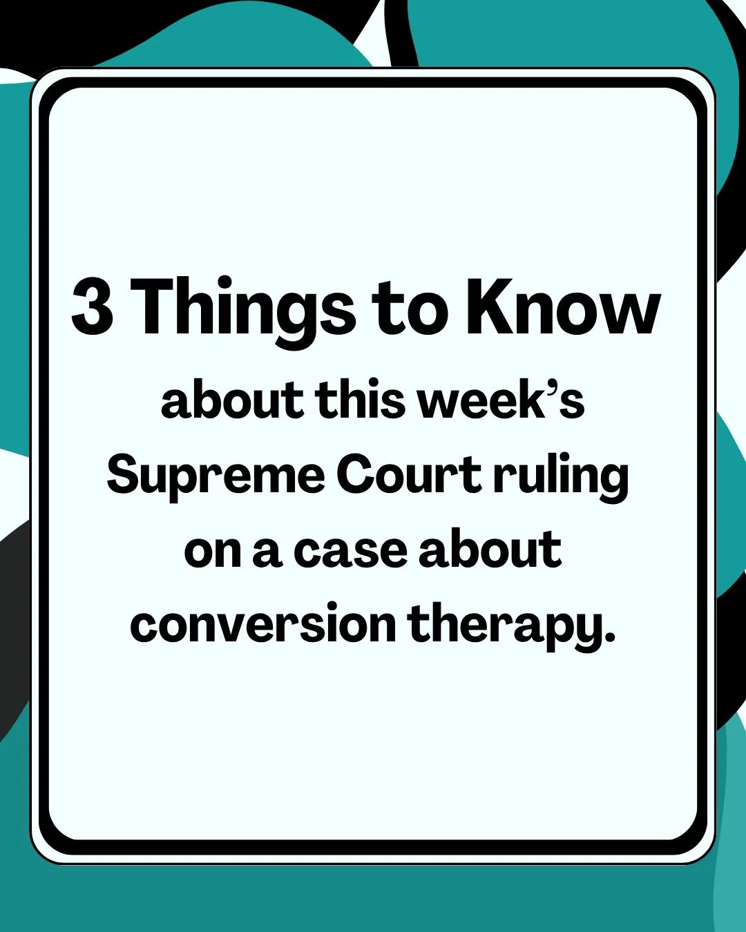 This week, the Supreme Court issued its decision in a case about how conversion therapy can be regulated. The case was not about whether conversion therapy is safe or legal.

Survivors of conversion therapy still have a range of options to fight back