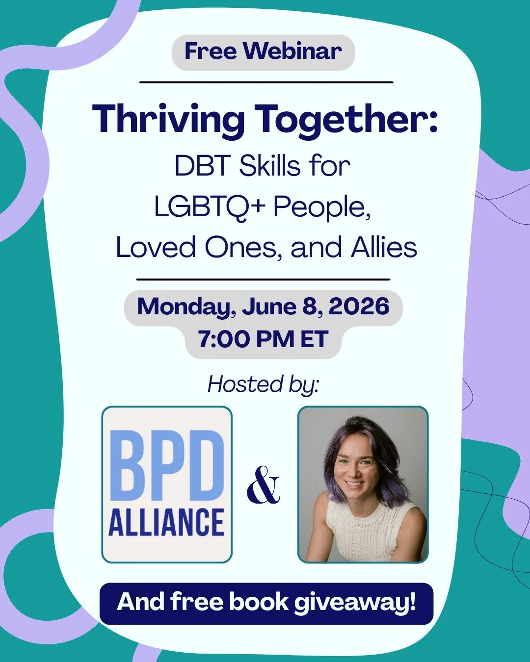 What helps us cope when emotions feel overwhelming, relationships feel strained, or we&rsquo;re navigating a world that doesn&rsquo;t always feel safe or affirming? 

Join Dr. Kiki Fehling and The BPD Alliance for a practical and compassionate webina