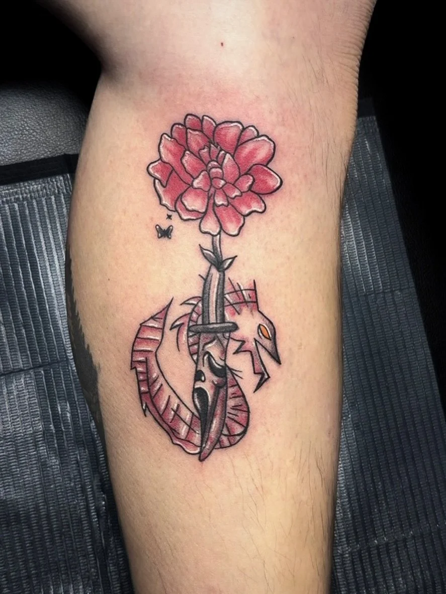 This piece holds deep personal meaning🖋️

Derrick came in with drawings from each of his children and asked for them to be combined into one cohesive tattoo he could carry forever
.
.
Tattoo Artist: @navaink_ 
.
.
Lagrange, GA