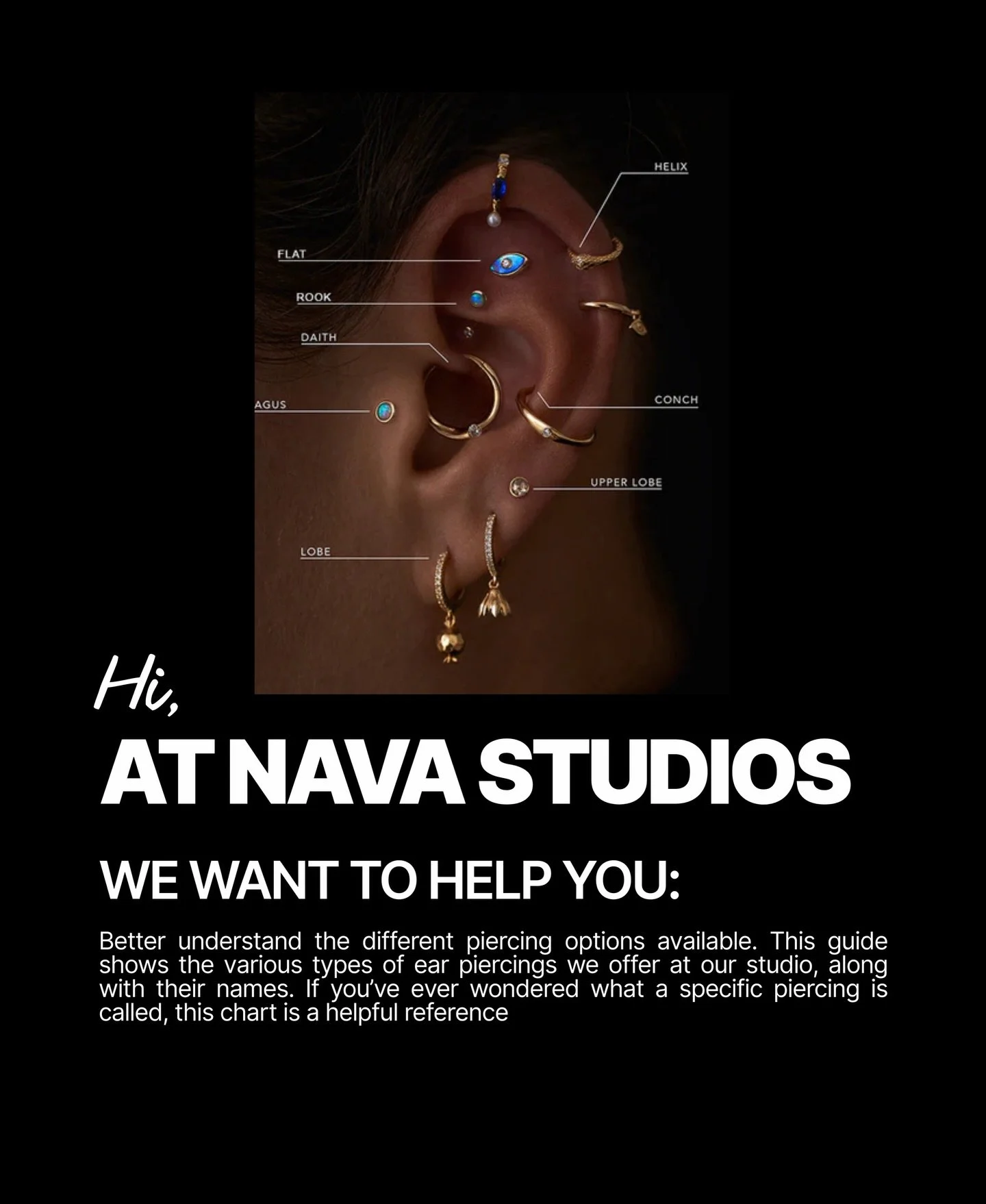 We want to help you better understand the different piercing options available💎
.
.
Piercer: @piercingwithchrist 
.
.
Lagrange, GA