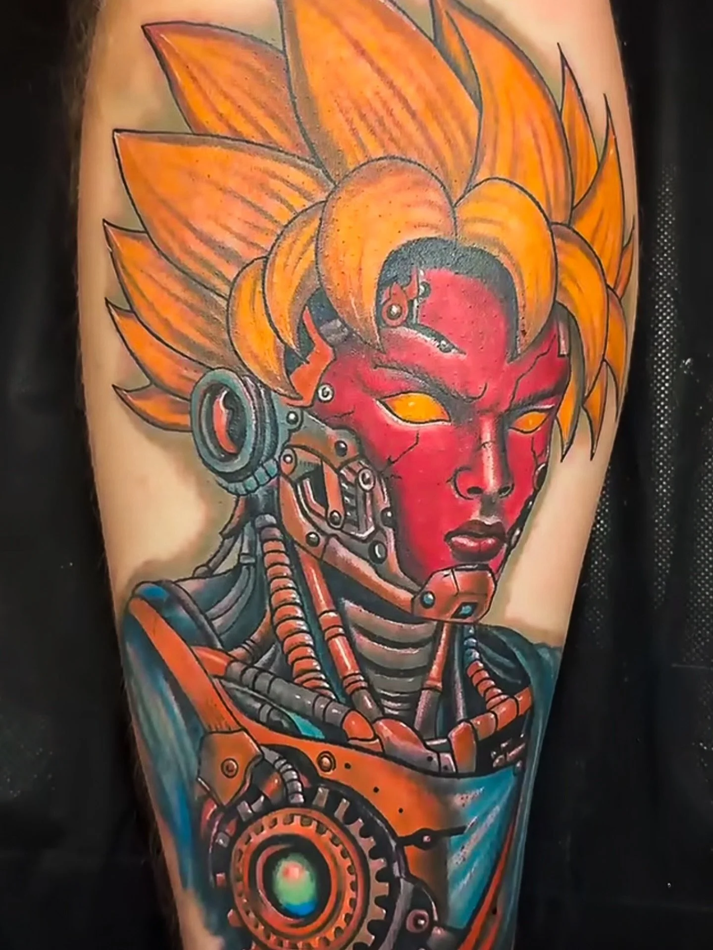 Half human. Half machine. All power🖋️
.
.
Lagrange, GA 
.
.
Tattoo Artist: @navaink_