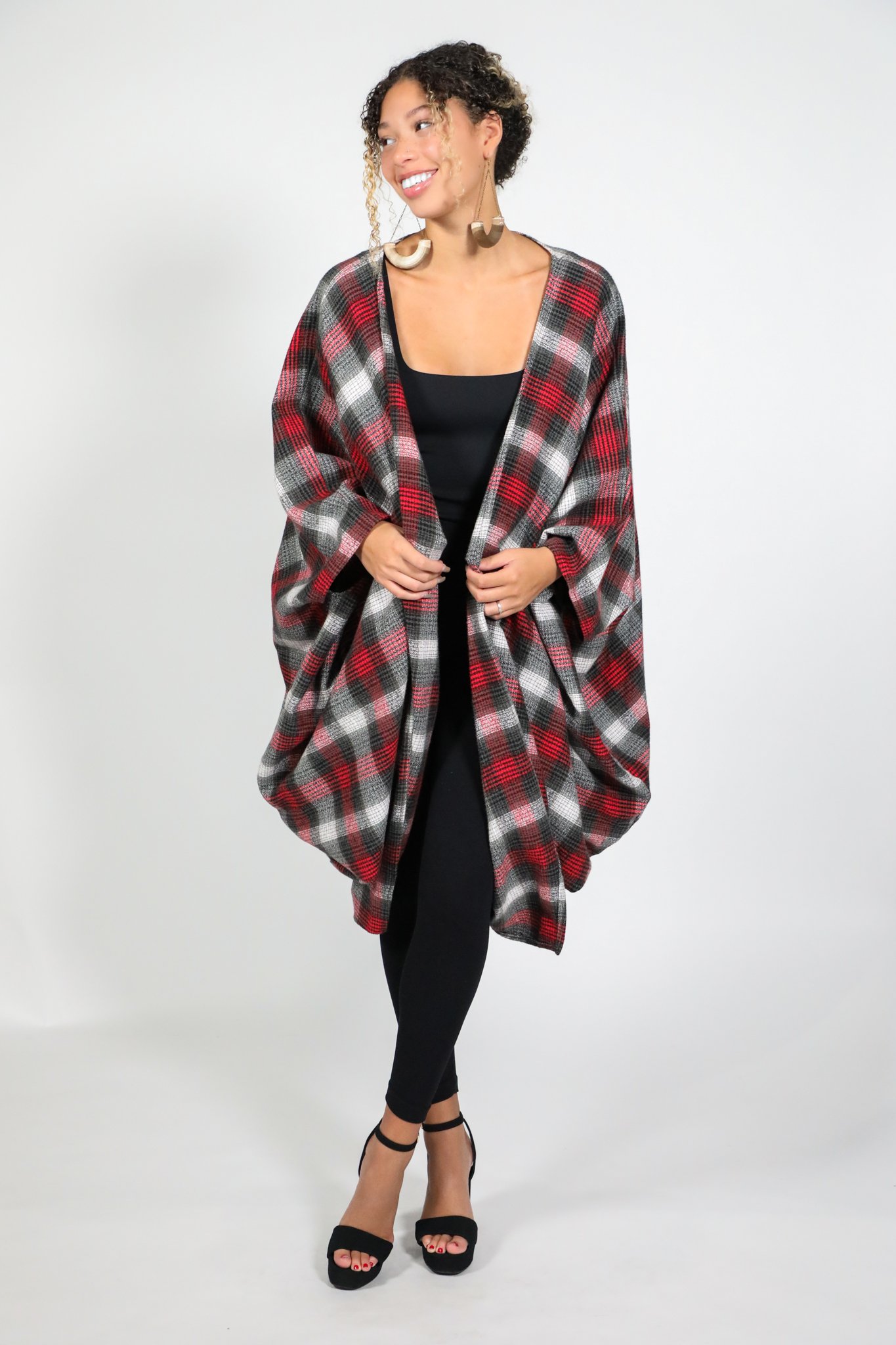 Dark Plaid Short Fly Jacket2.JPG