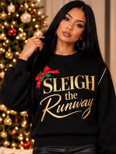 Sleigh the Runway | Limited Edition Holiday Sweatshirt