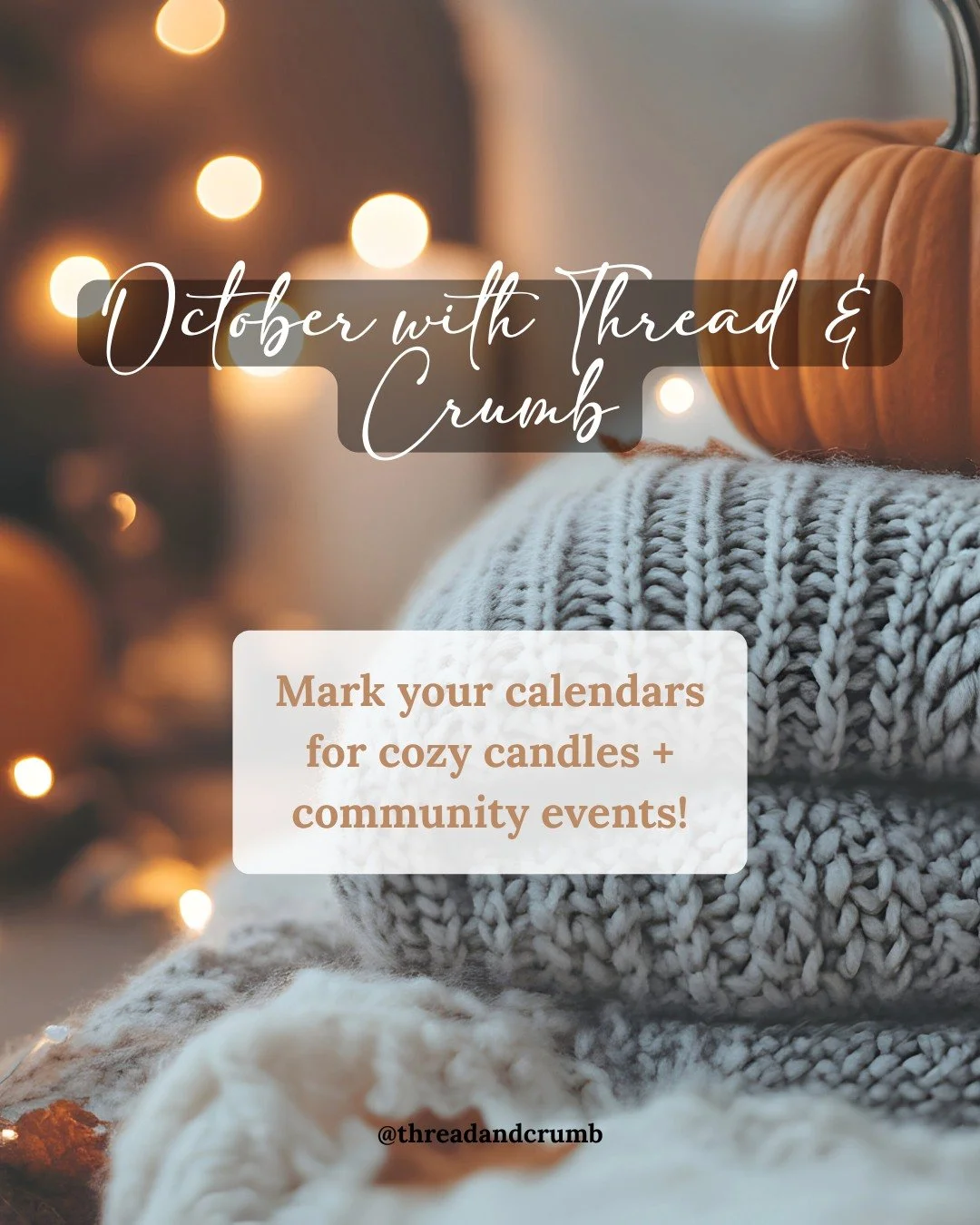 🍂✨ October is full of cozy launches + fun events!

📅 Oct 1 &ndash; Fall Collection Part 2 Launch
📅 Oct 10 &ndash; Make + Take Playdough with @accesschiro, @sipandstrolliowa , @littlehandsdoughco, &amp; @sipsdirtydrinks
📅 Oct 11 - Annual Fall Fest