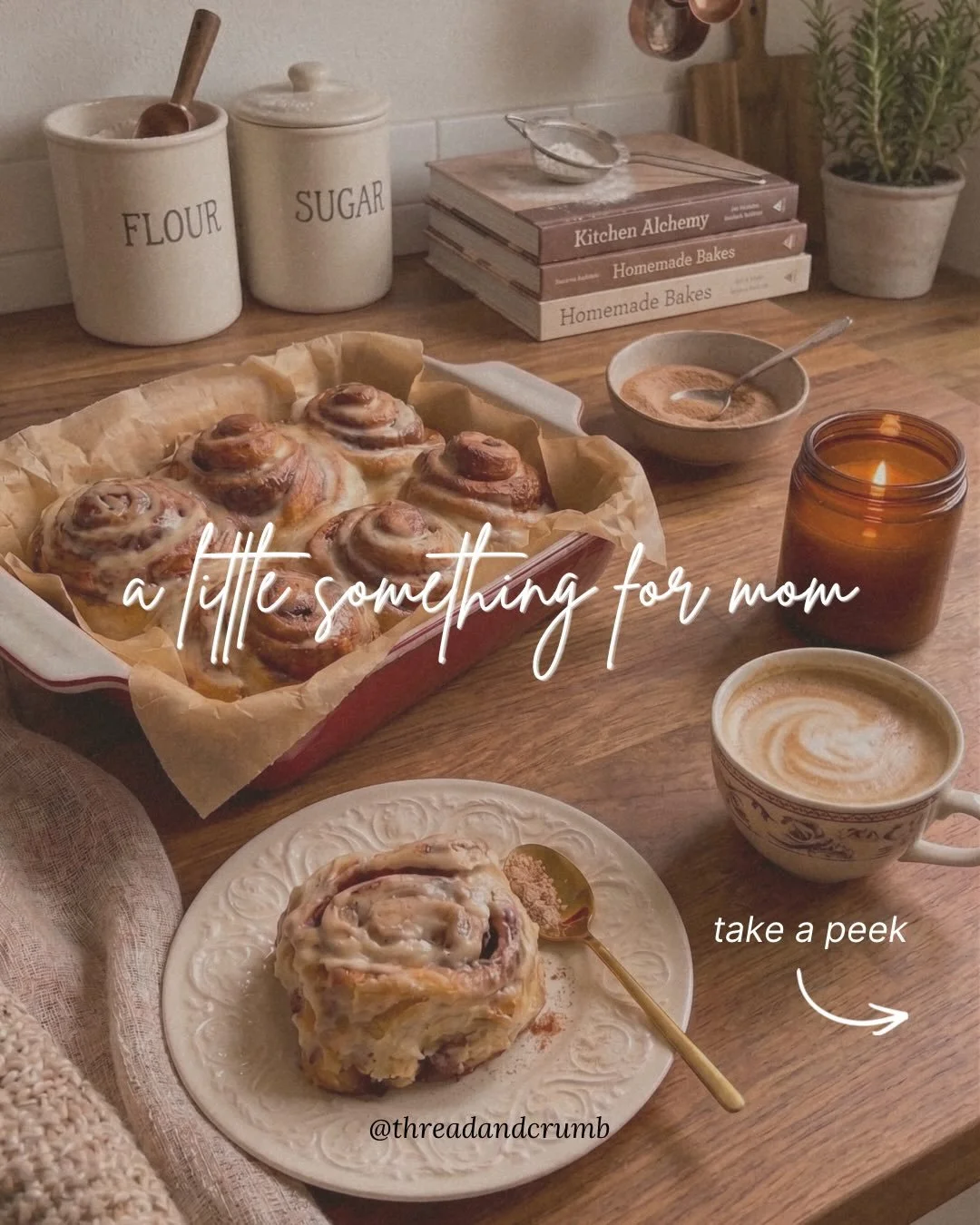 We teamed up with @ourfamilytable26 to create a limited Mother&rsquo;s Day bundle 🤍

Think: a clean-burning candle + fresh baked goods, made locally and meant to be enjoyed slowly.

📍 May 7&ndash;8 (shop in person)
📅 May 9 (porch pickup)

Quantiti