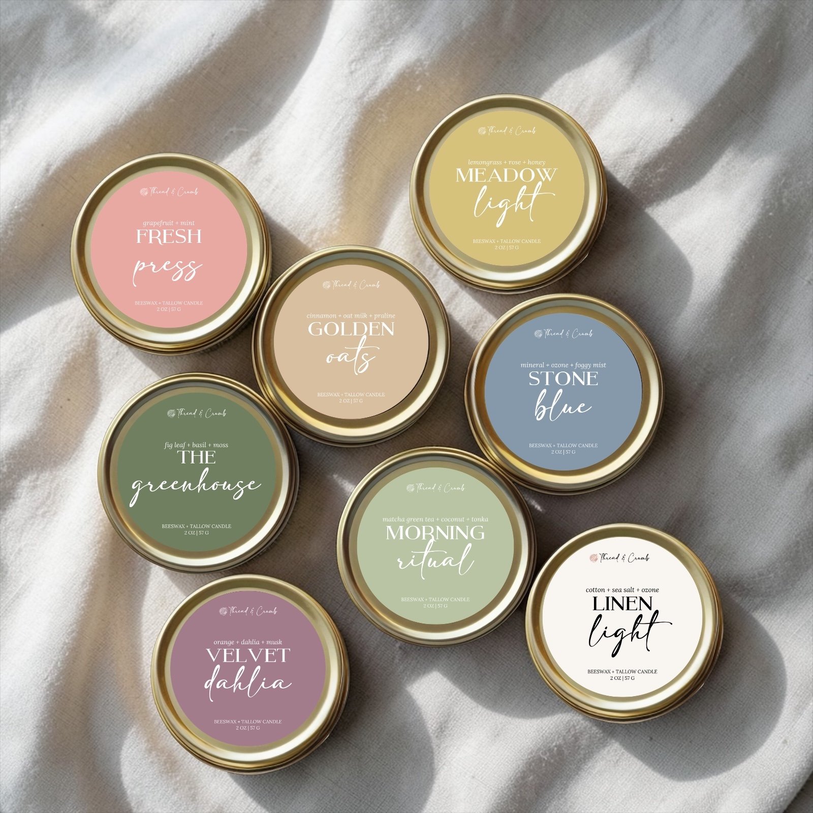Spring Collection Candle Sampler – 2 oz Set of 8