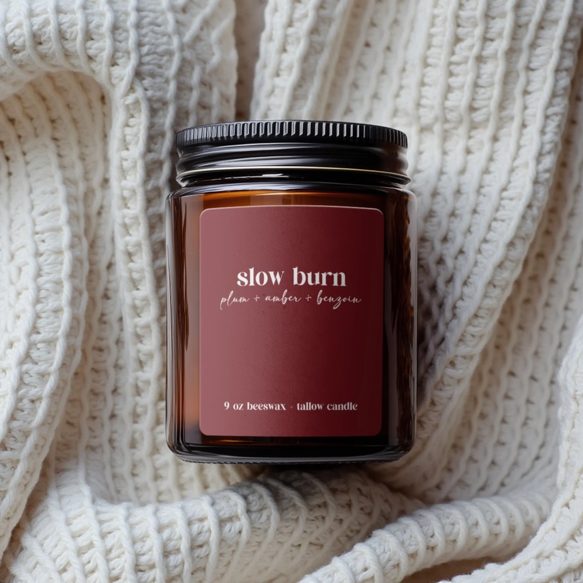Slow Burn Candle — Valentine's Collection