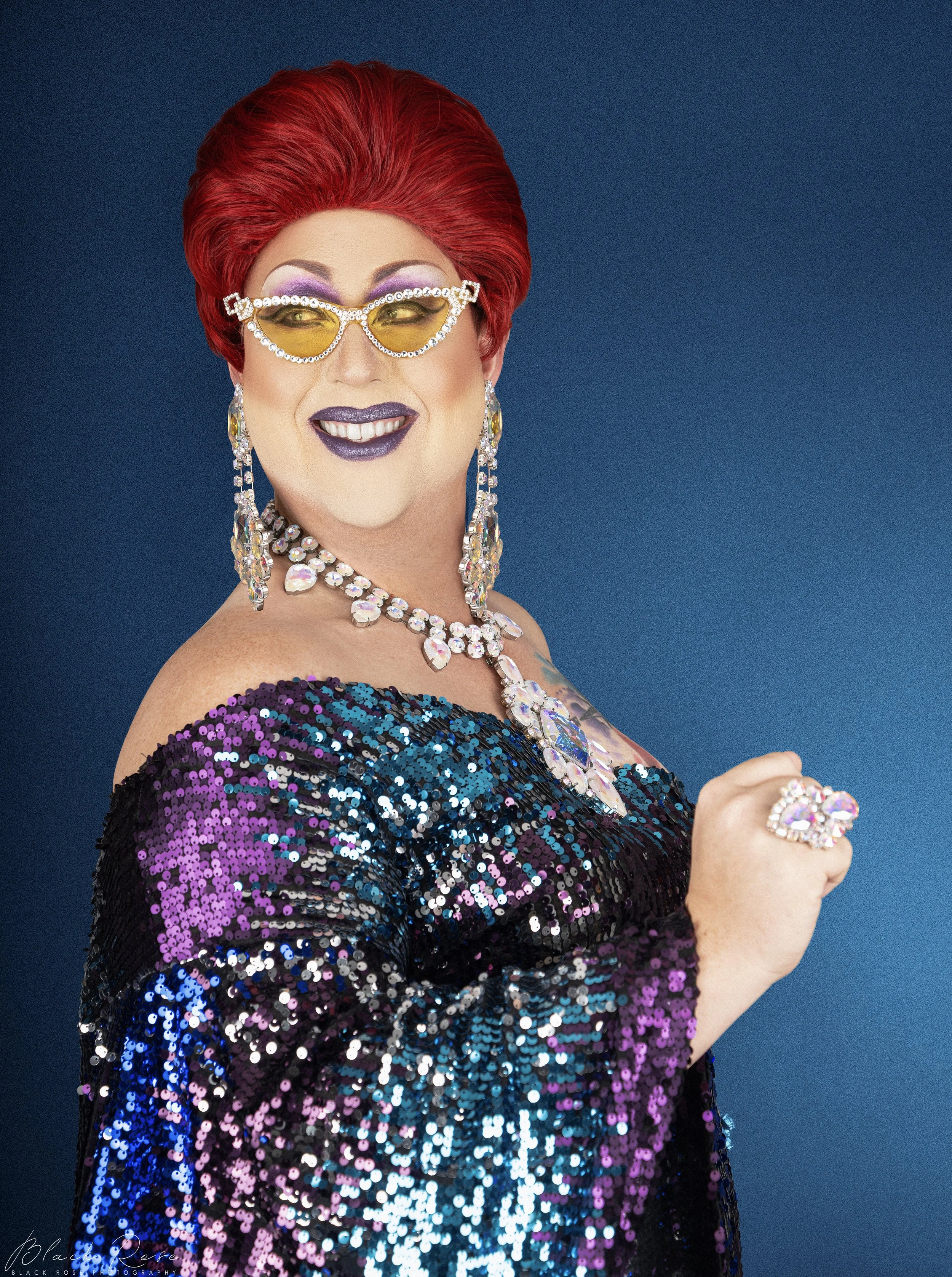 Stella Boheme, The Queen of Glam Tarot smiling