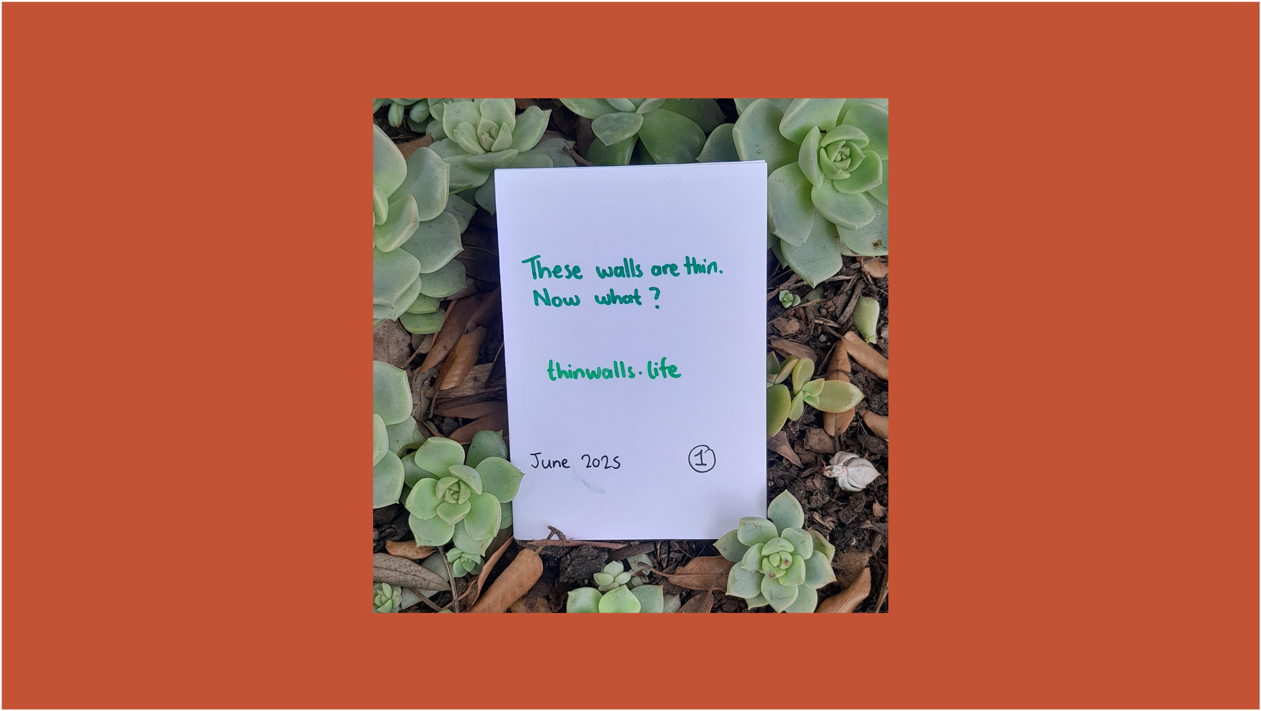 Preparing your Thin Walls Zine