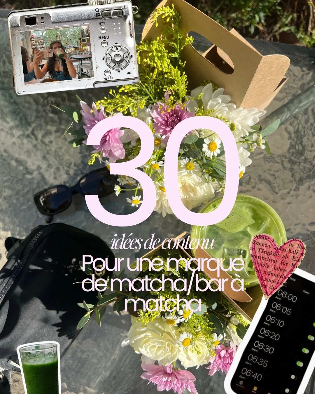 Plus d'id&eacute;es pour ton contenu matcha ? Voici 30 concepts cl&eacute; en main ! L'objectif : &eacute;duquer tes clients sur les bienfaits tout en rendant le matcha accessible dans leurs routines. &Agrave; sauvegarder ! 🌸🧊💫🧚🏼&zwj;♀️🍸

#matc