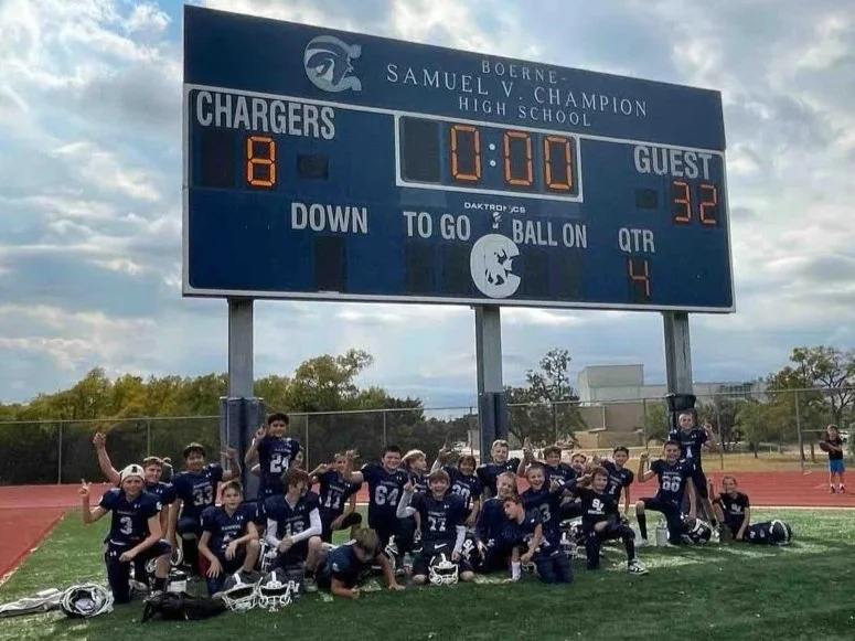 4th &amp; Long: SV 6th Grade B Blue short-circuit Boerne Chargers, eye championship