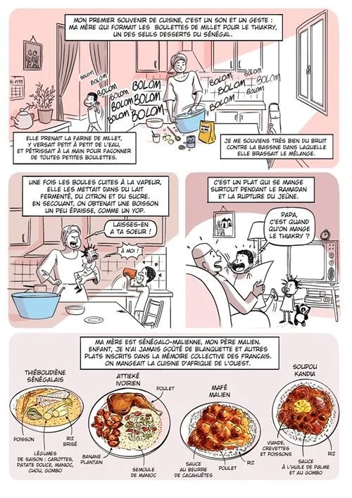 L’Enfance des Chefs – BD gastronomique de Franckie Alarcon - Mory Sacko
