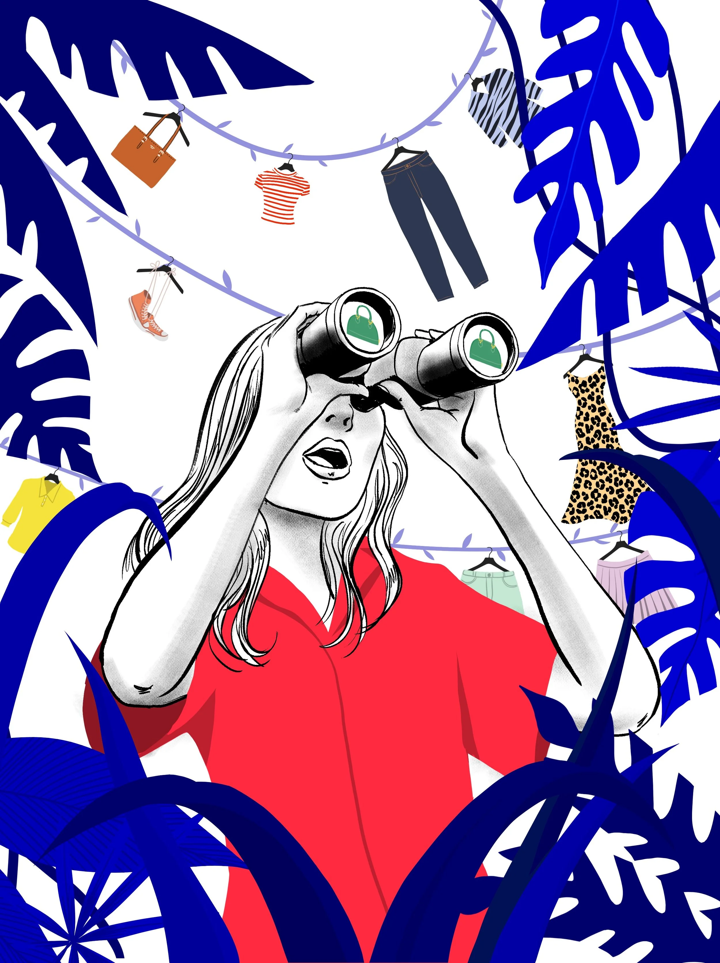 Illustrations Madame Figaro - Personal Shopper