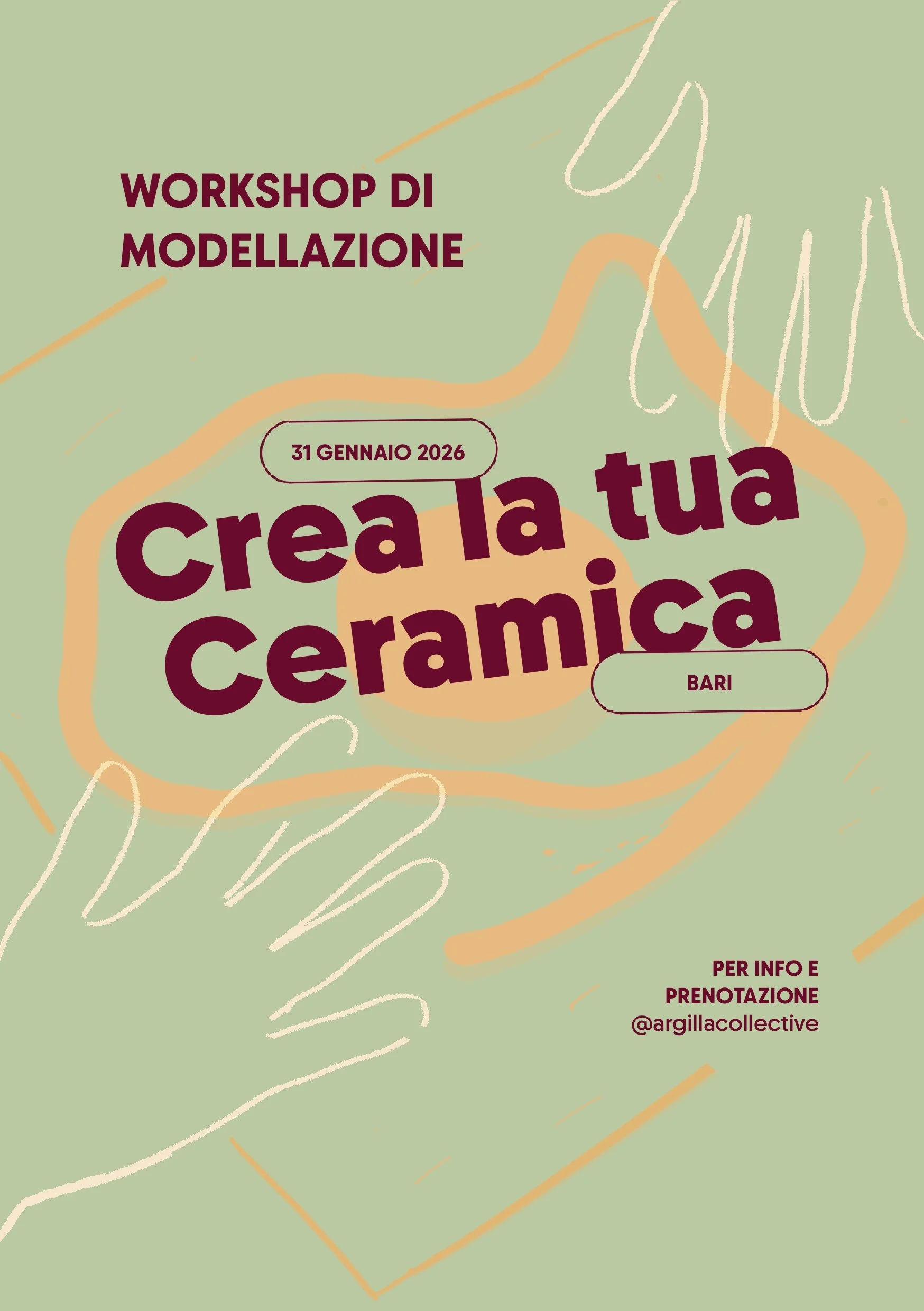 Workshop di modellazione: crea la tua Ceramica!
