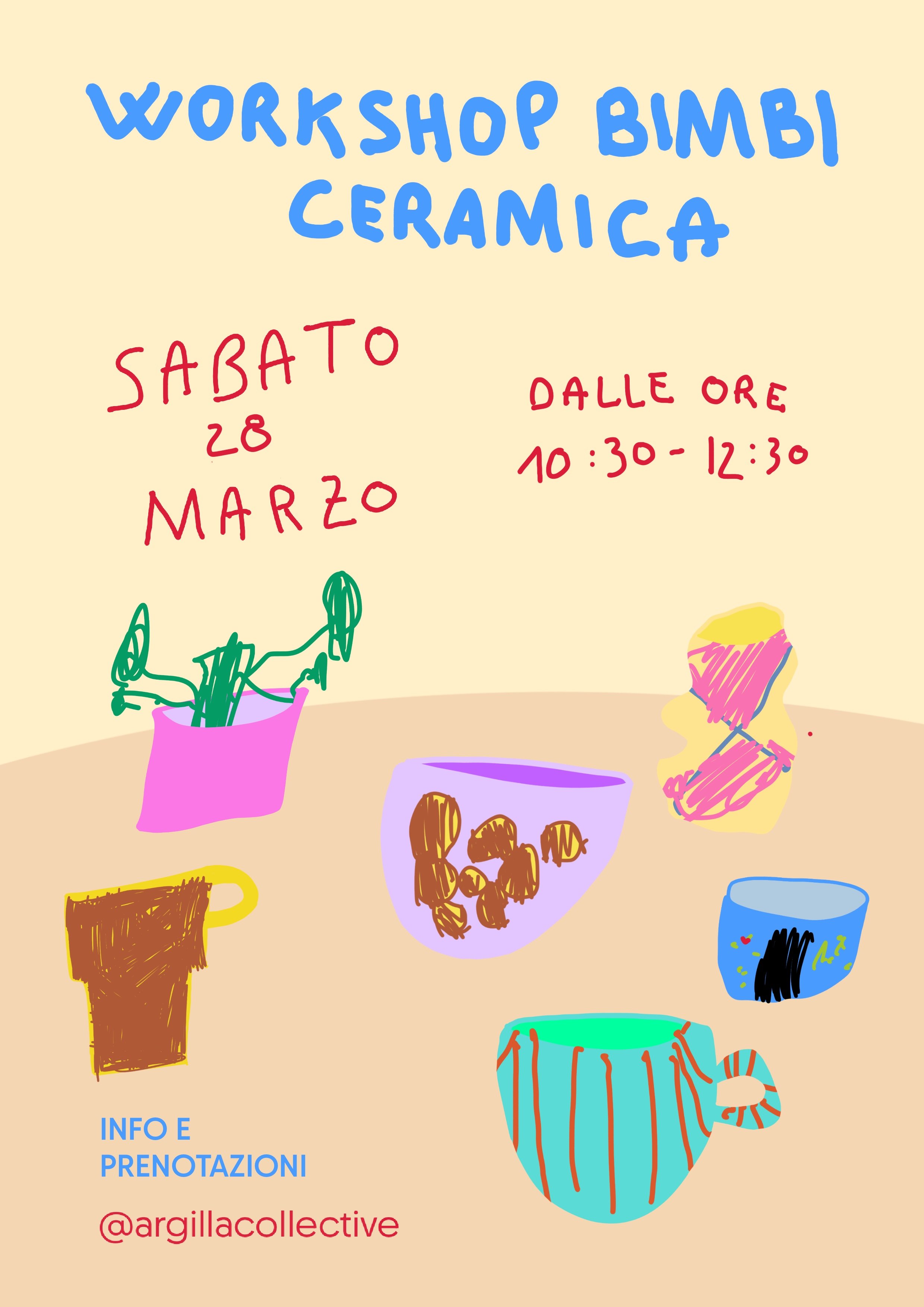 Workshop di ceramica per bambini