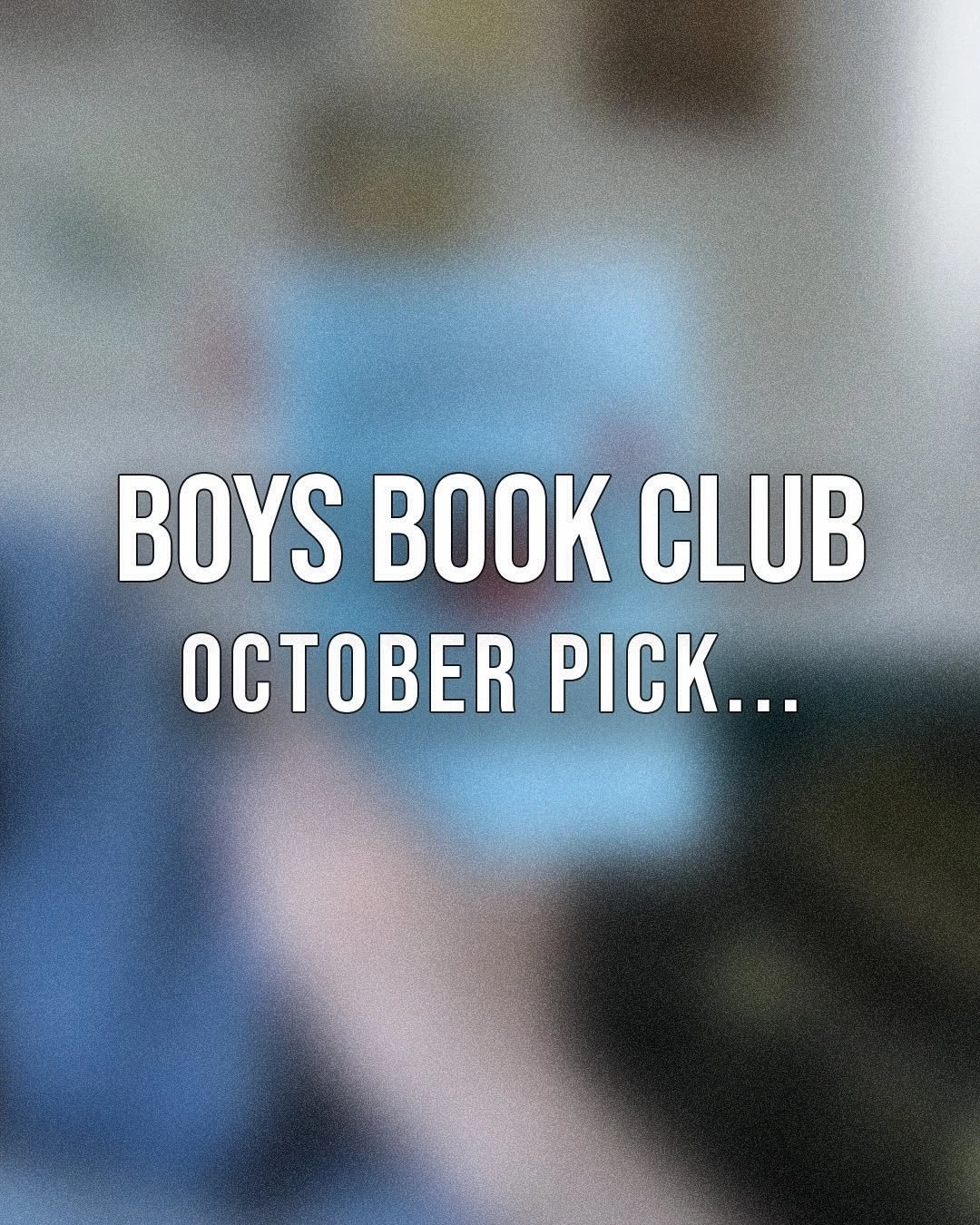Our October pick is&hellip; Zone One by Colson Whitehead, an apocalyptic story perfectly suited to the season. 
Read along with us and share your thoughts as we go. Don&rsquo;t forget to tag us when you get your copy!  #bookforBoys#Bookstagrammer
#cu