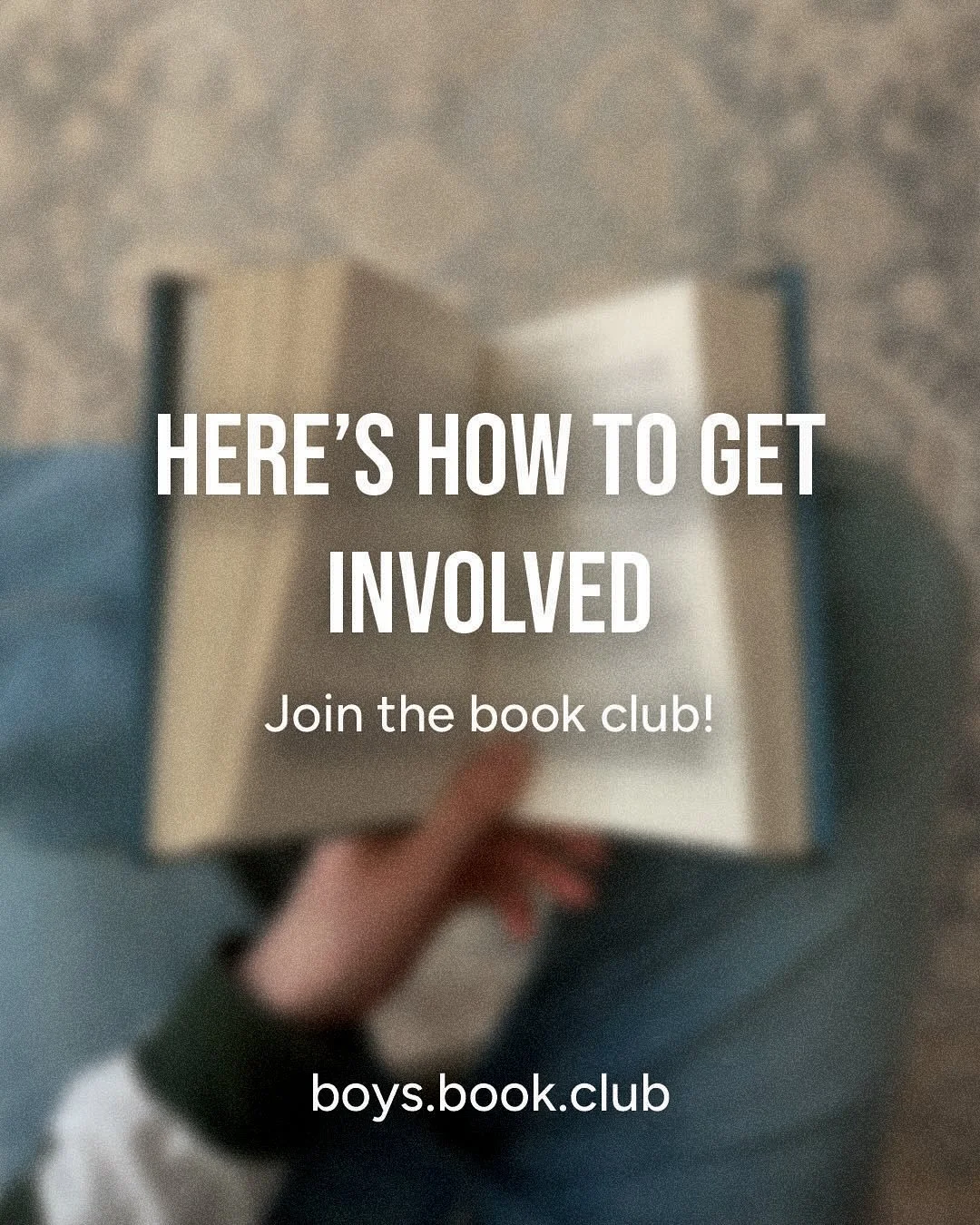Wondering how to get involved with the boys book club? All you need to do is grab the book and read along with us each month. We&rsquo;ll be checking in to hear your thoughts, and at the end of the month there&rsquo;ll be a live chat on Substack wher